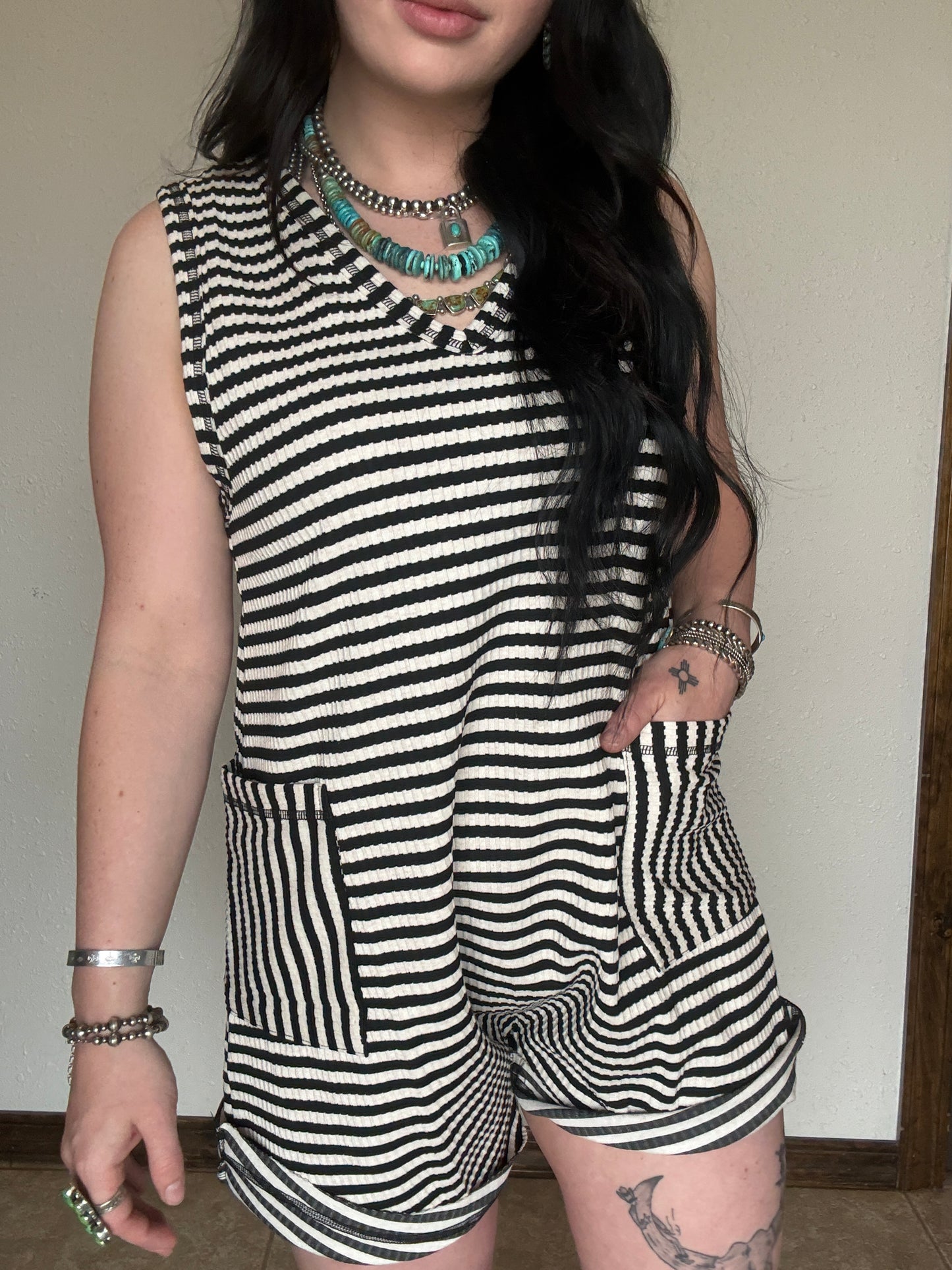The Casual Cowgirl Romper