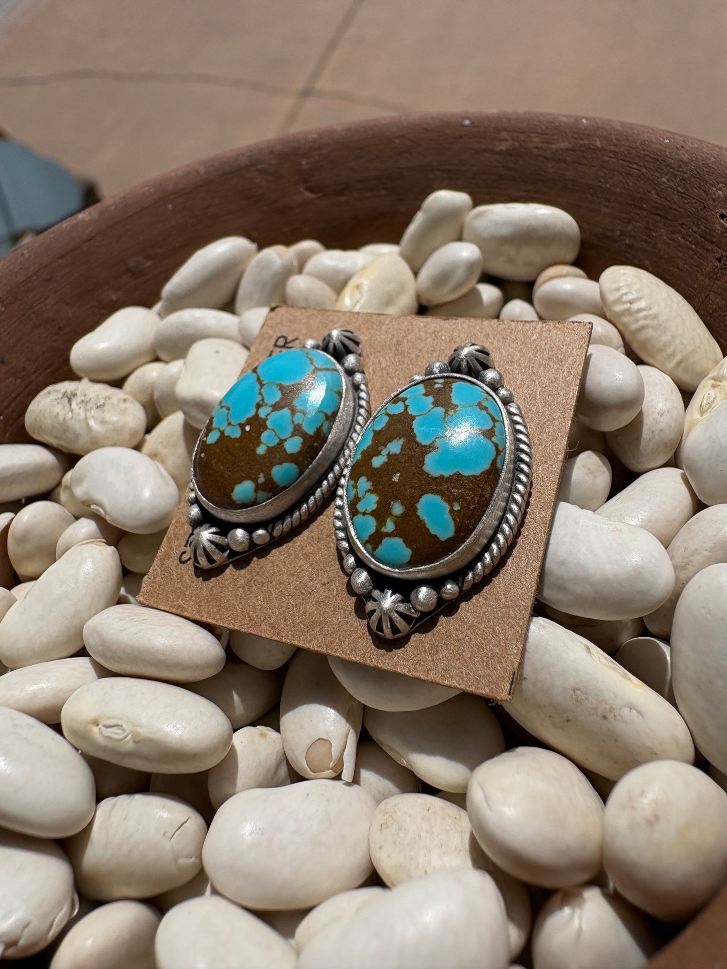 Mine 8 Turquoise Everyday Studs