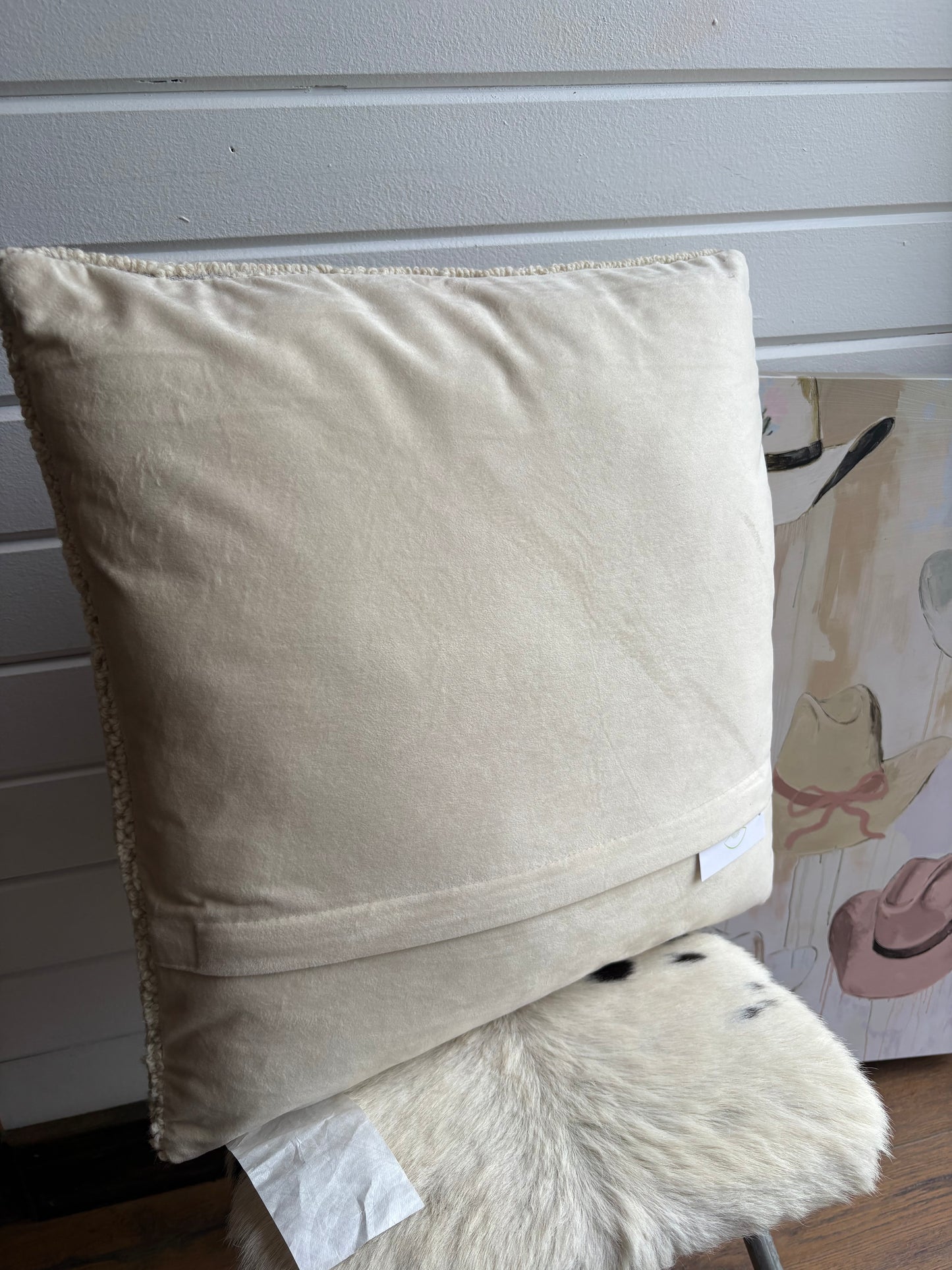 The Saddle Wool Hook Pillow