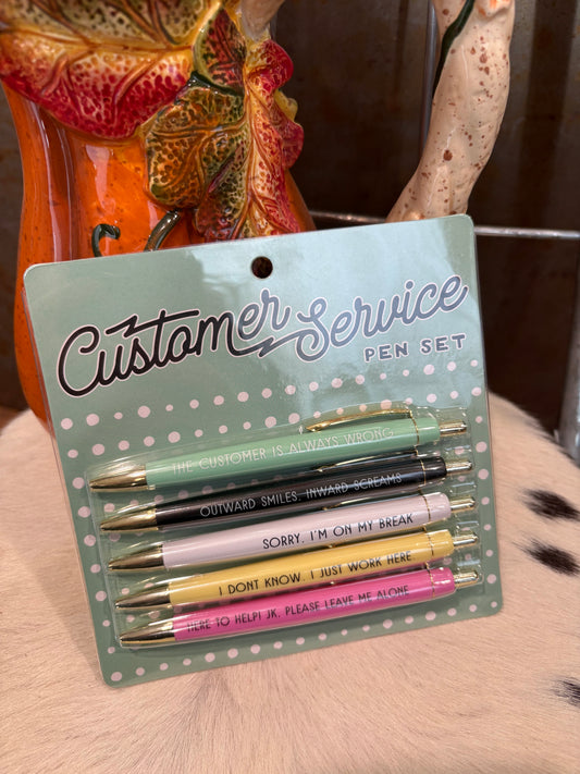 Customer Service Pen Set