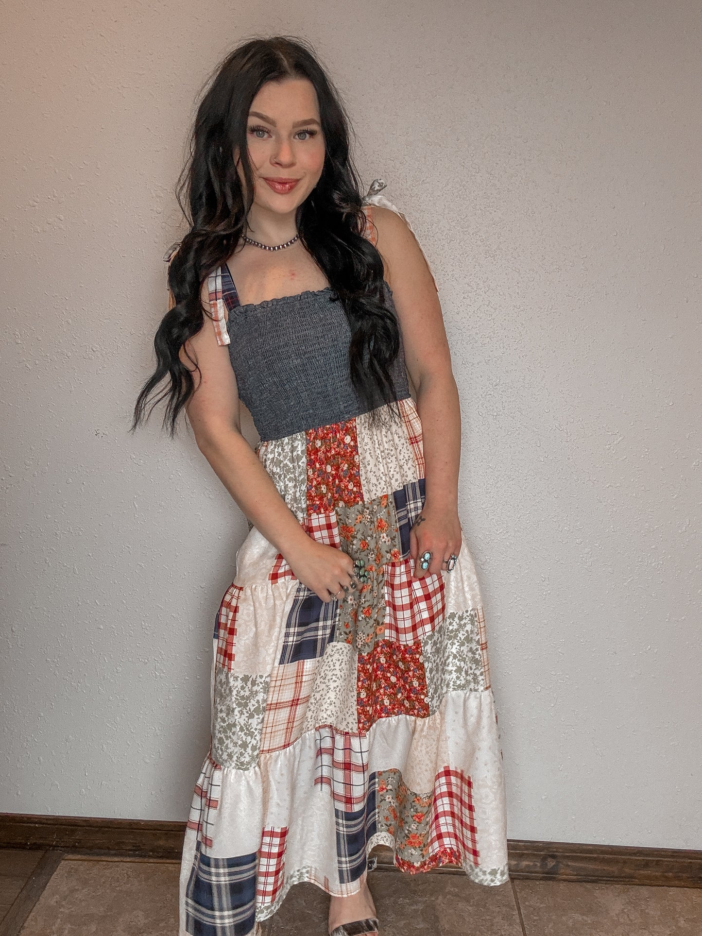 The Custer Patchwork Dress