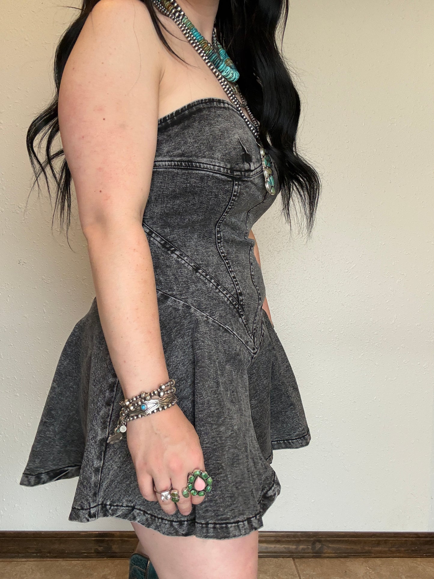 The West Denim Romper
