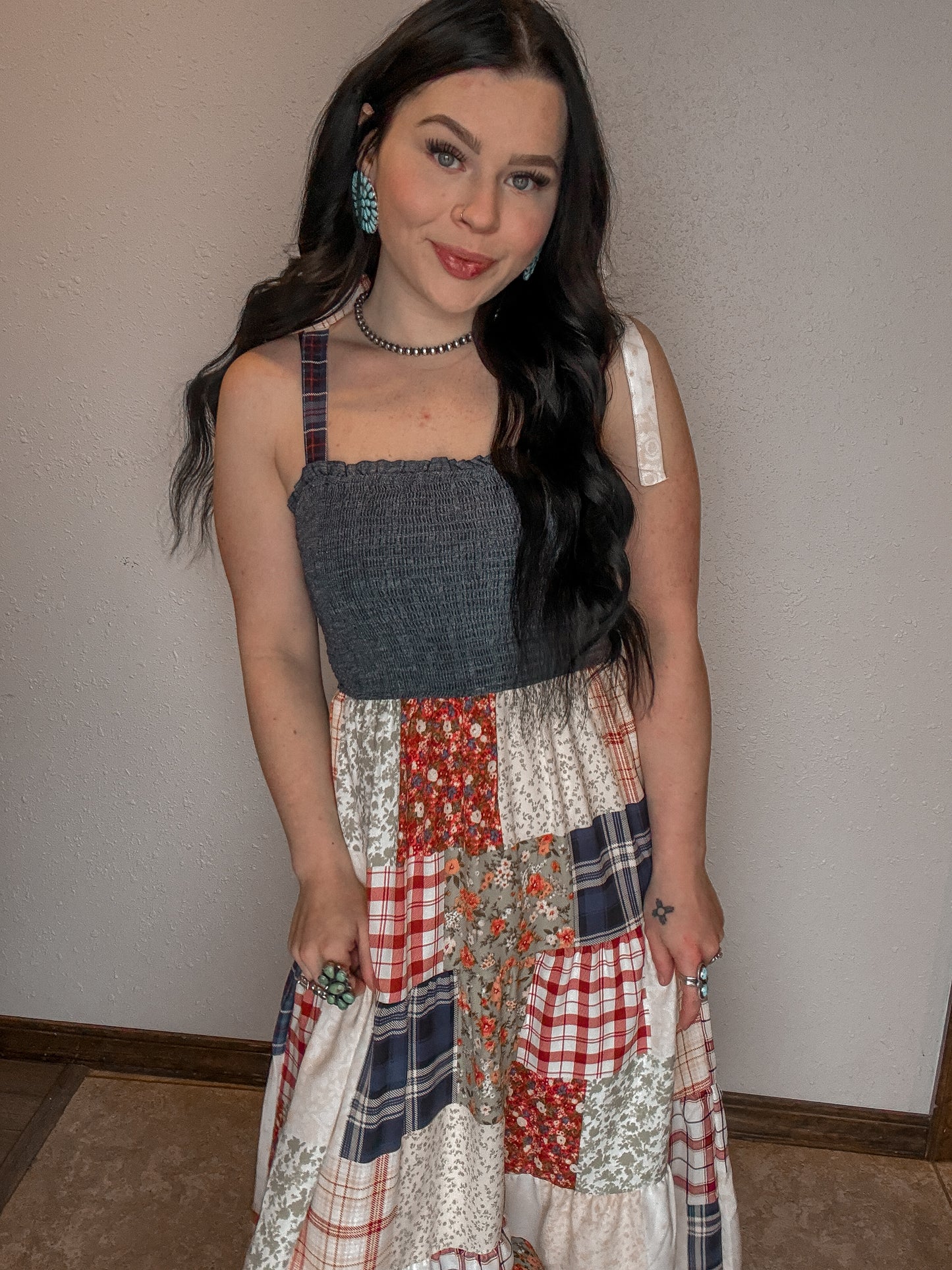 The Custer Patchwork Dress