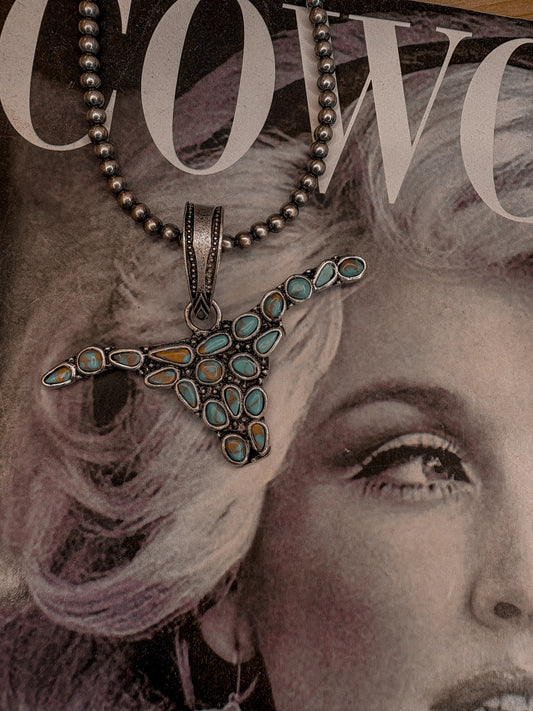 Cluster Longhorn Pendant *Silver