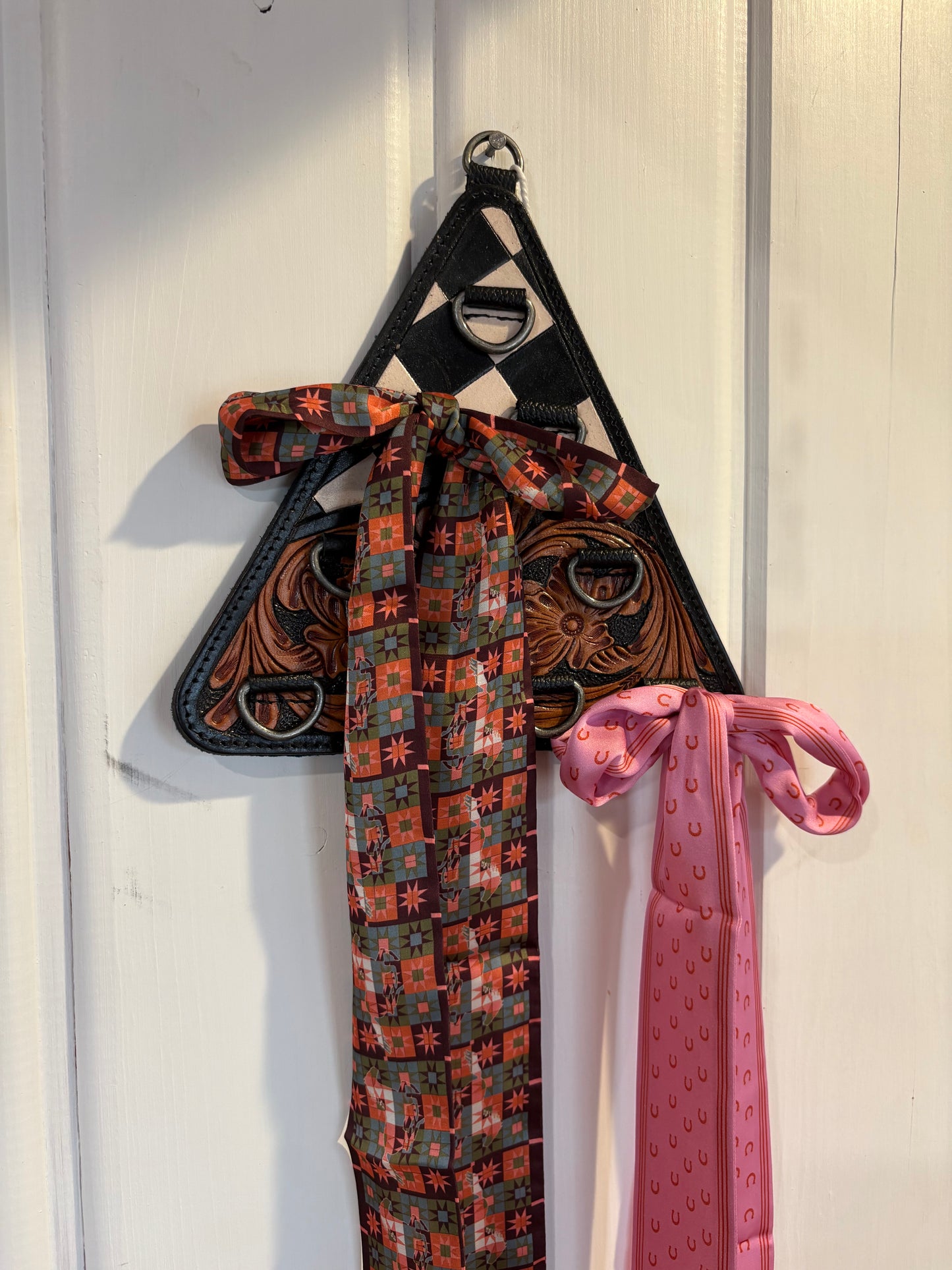 Checkered Twilly/ Wild Rag Holder
