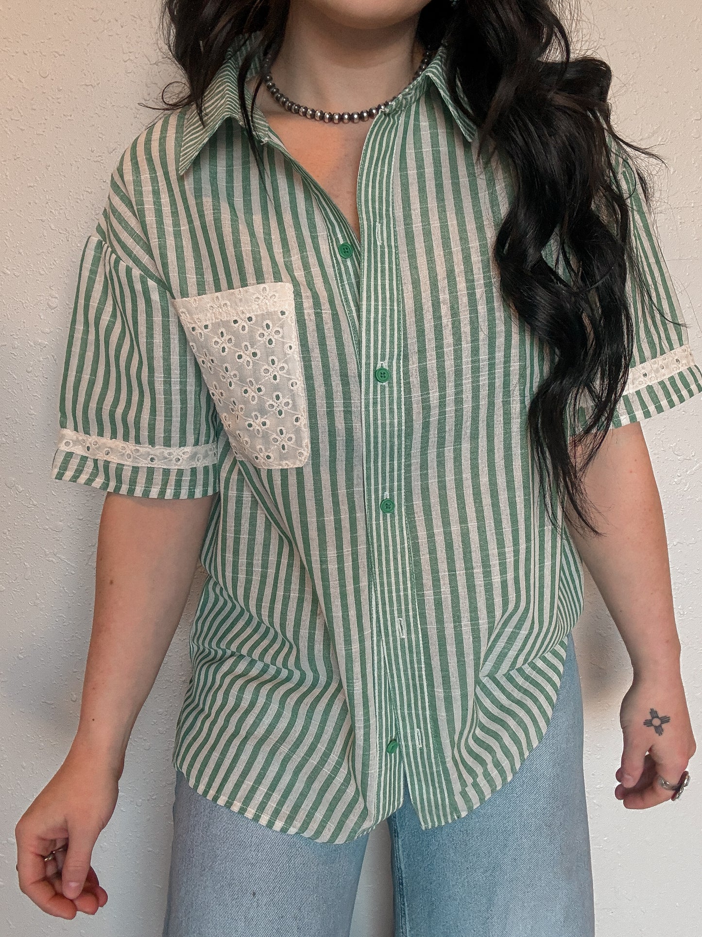 The Ester Button Up Top