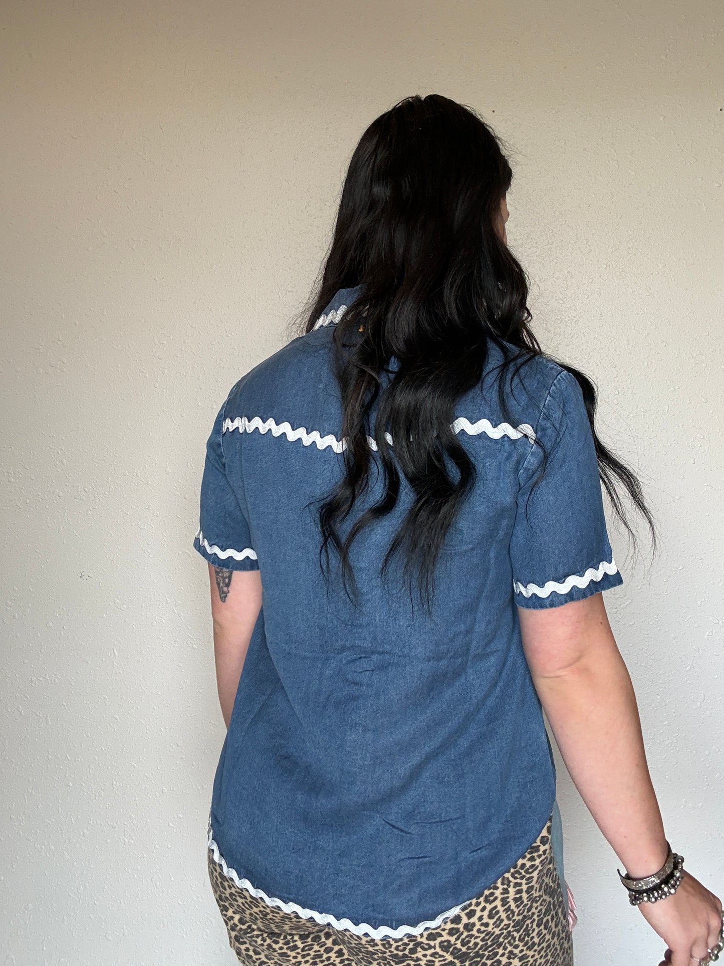 The American Cowboy Denim Short Sleeve