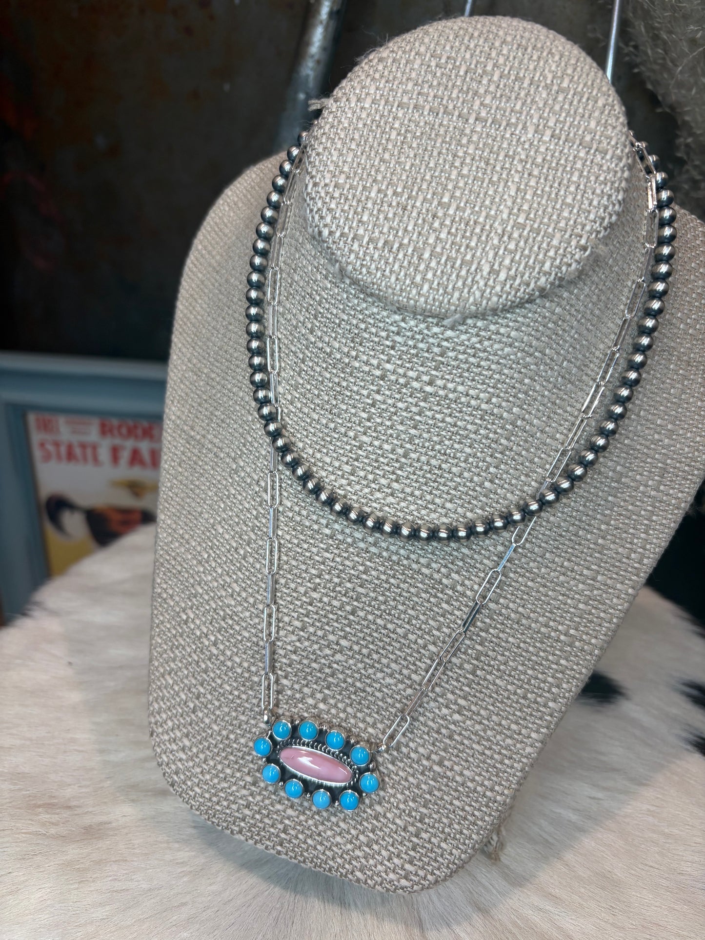 April Showers Cluster Necklace