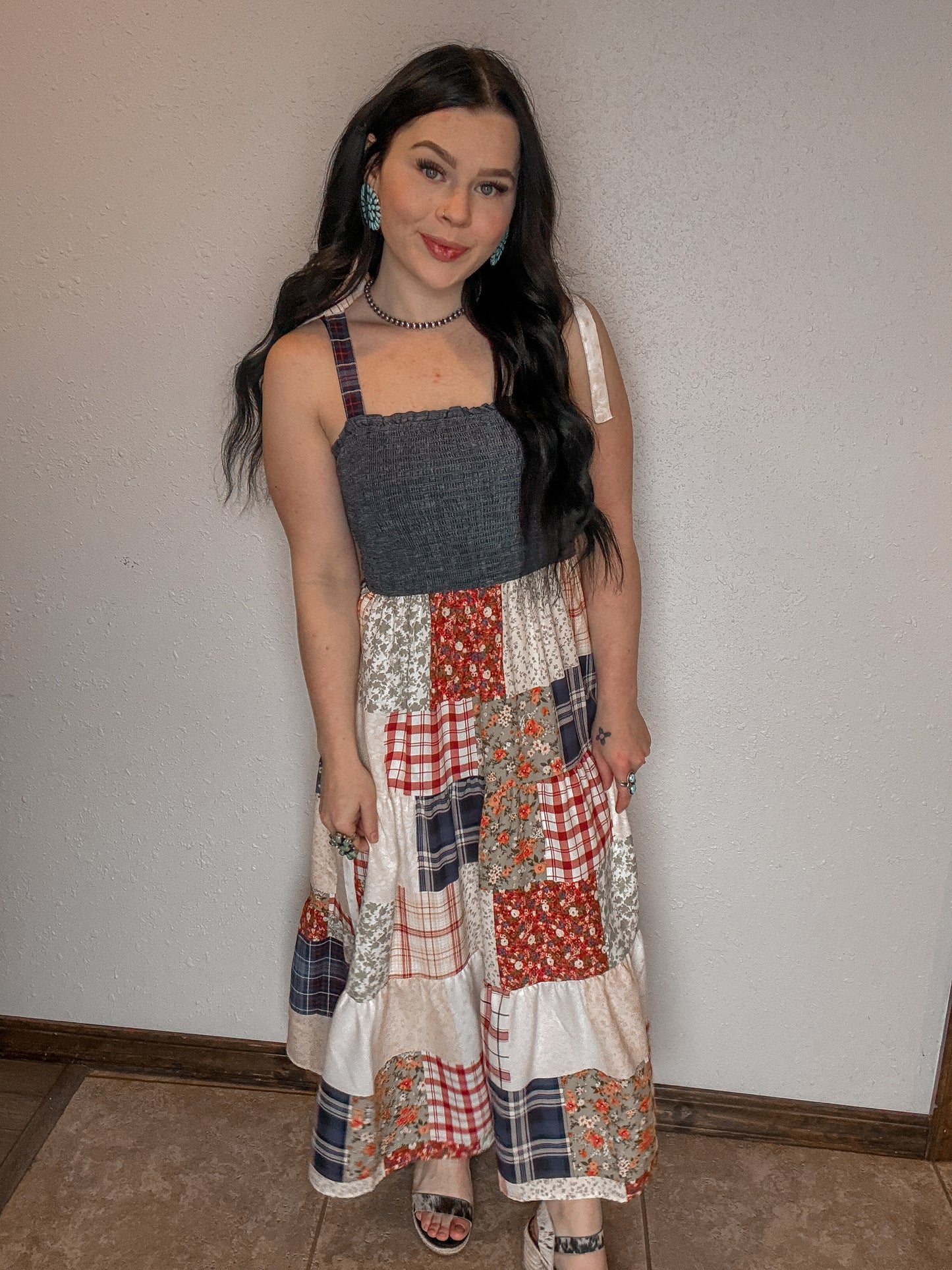 The Custer Patchwork Dress