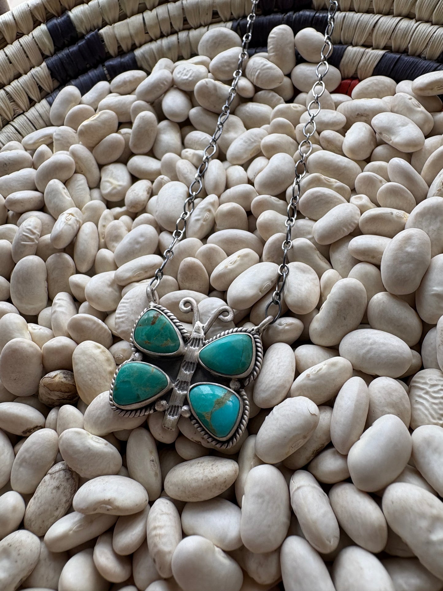 Mojave Turquoise Butterfly Necklace