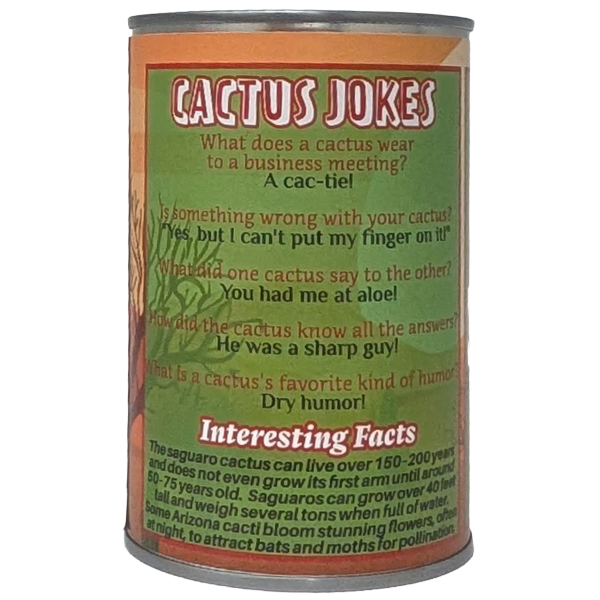 Arizona Edition - Prickly Pete the Canned Cactus Stuffie