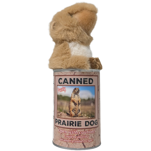 Dusty the Canned Prairie Dog Stuffie