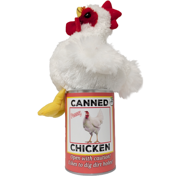 Canned Chicken Animal Plush