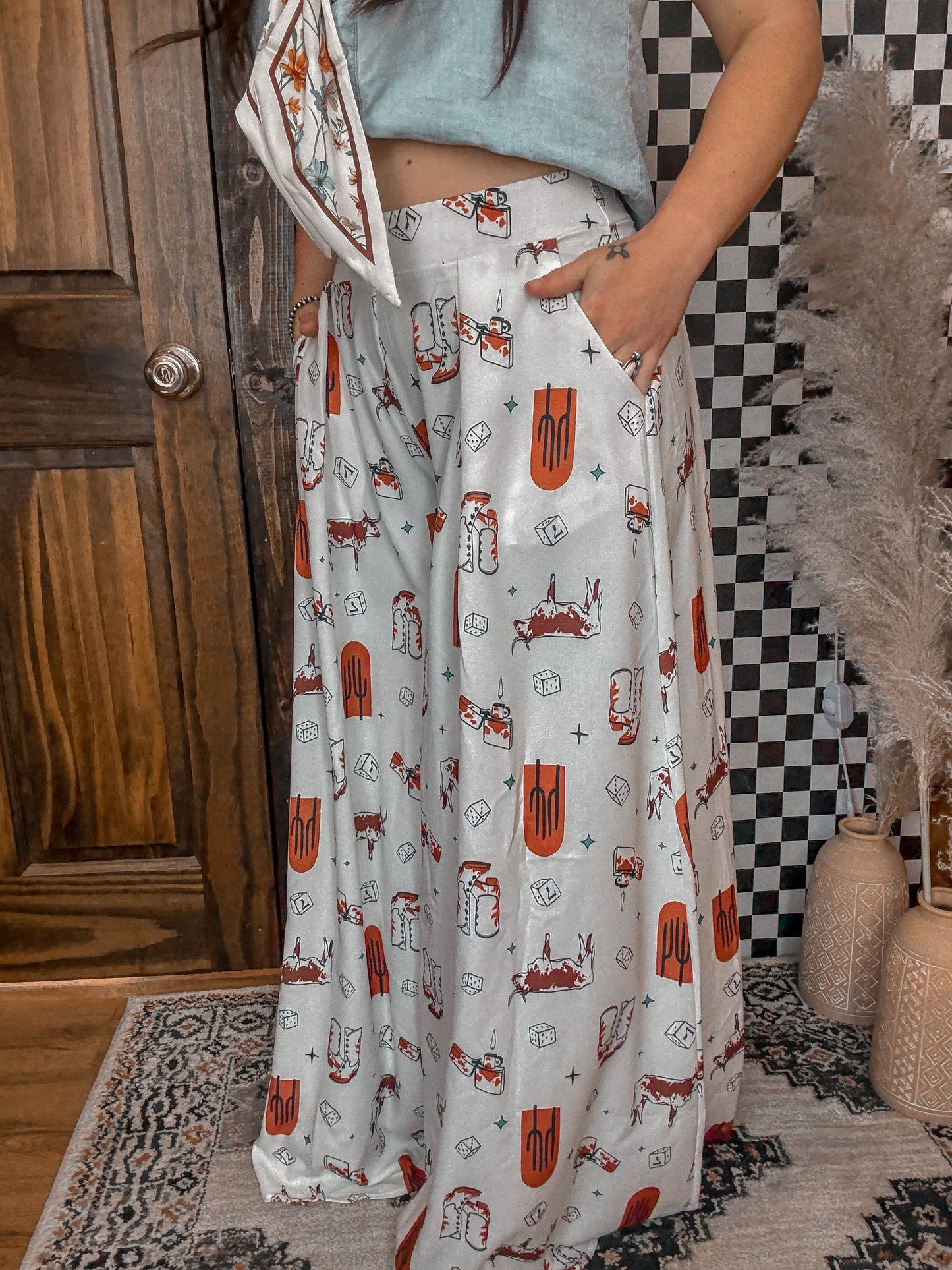 Viva Las Vegas Trousers *Cream