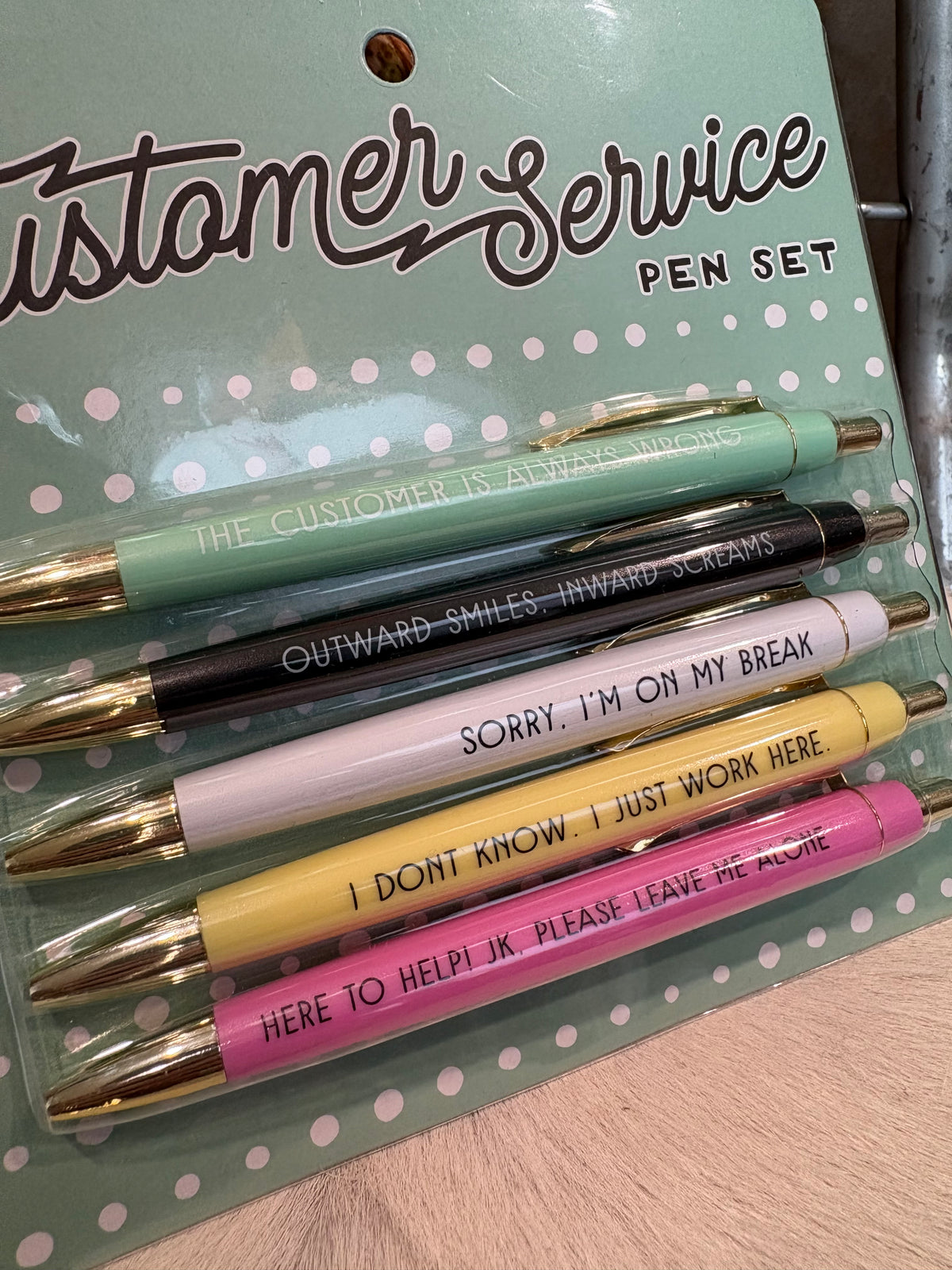 Customer Service Pen Set