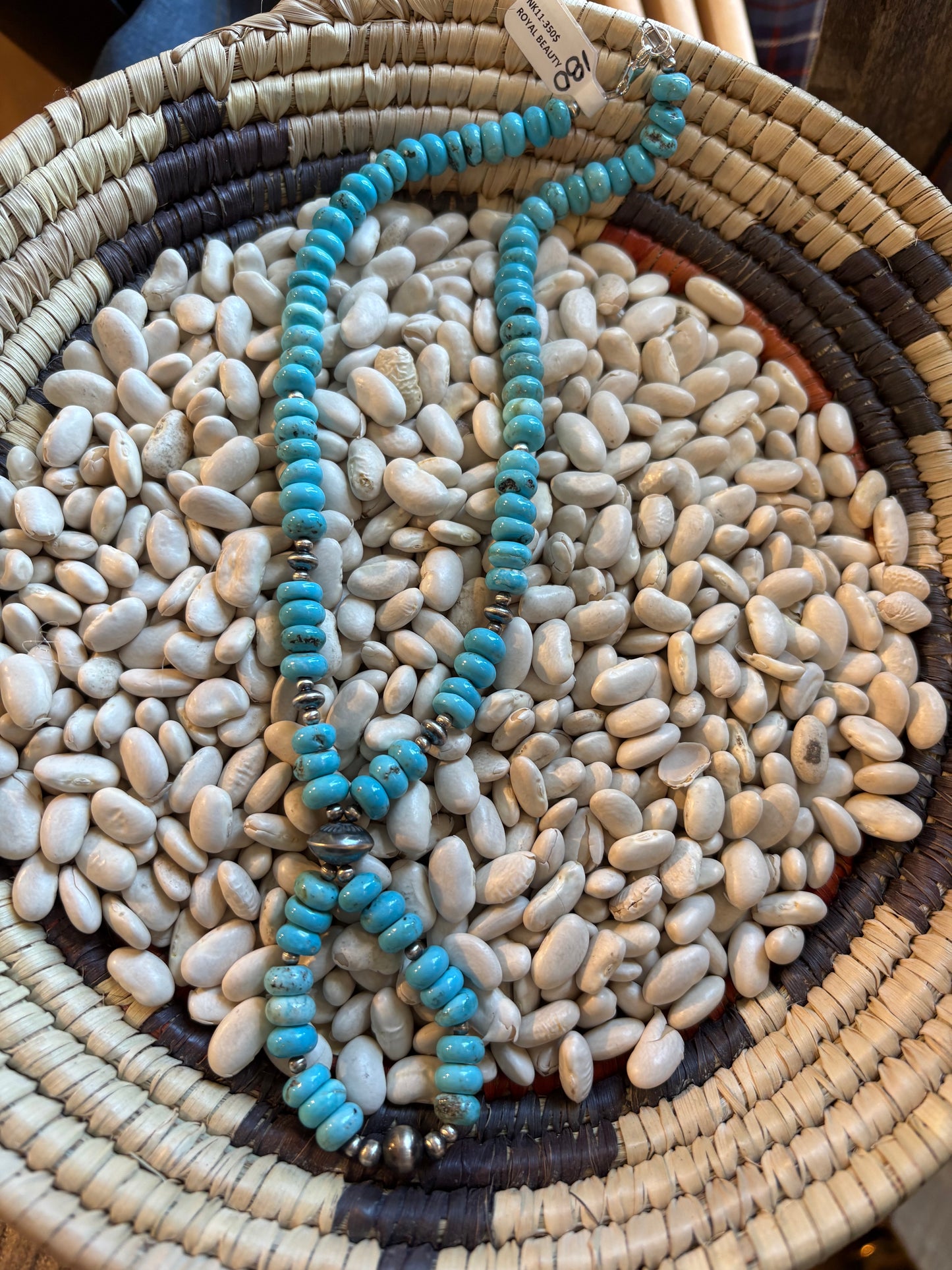 Royal Turquoise Lariat Necklace