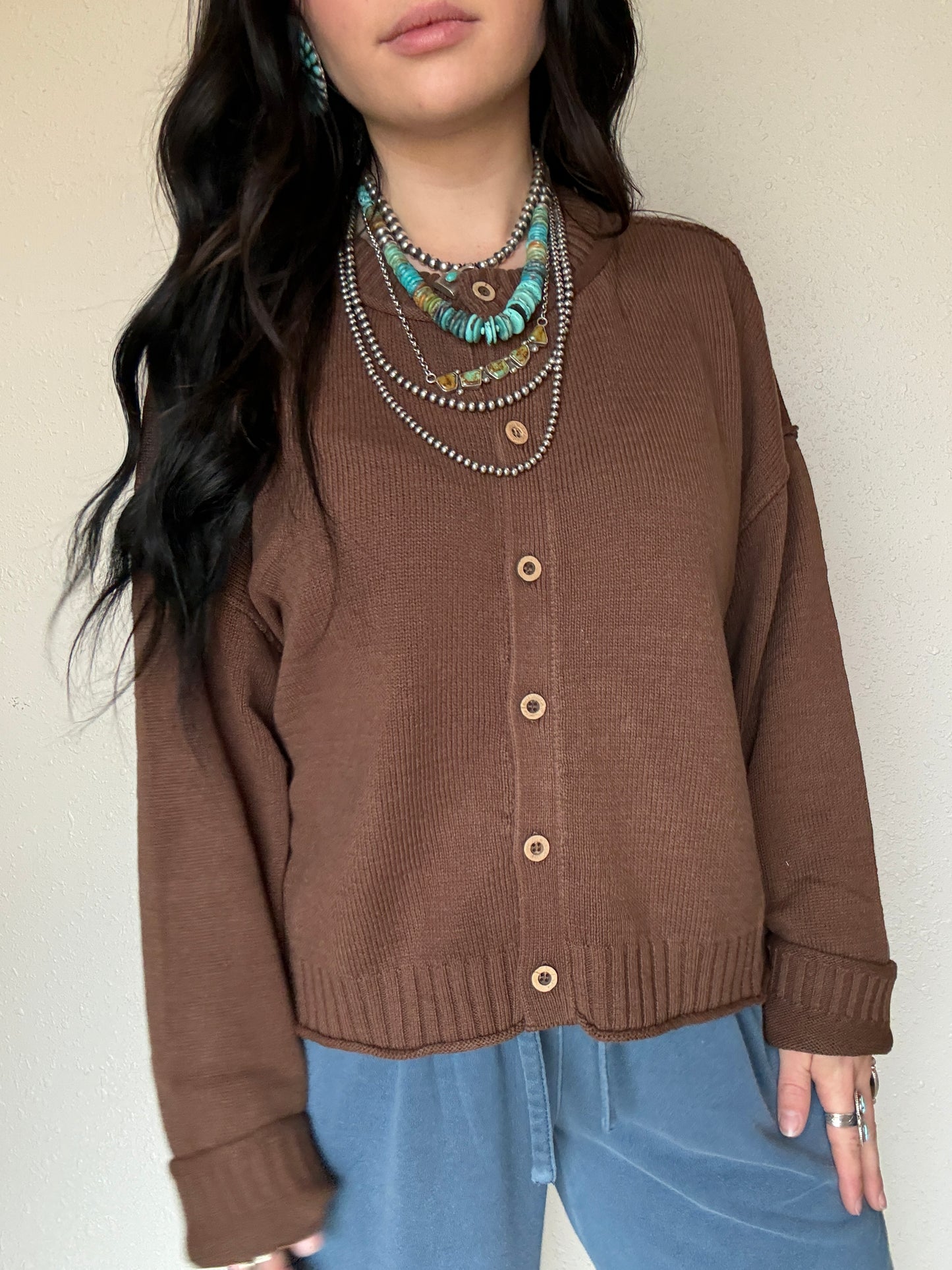 The Bay Pony Button Up Knit