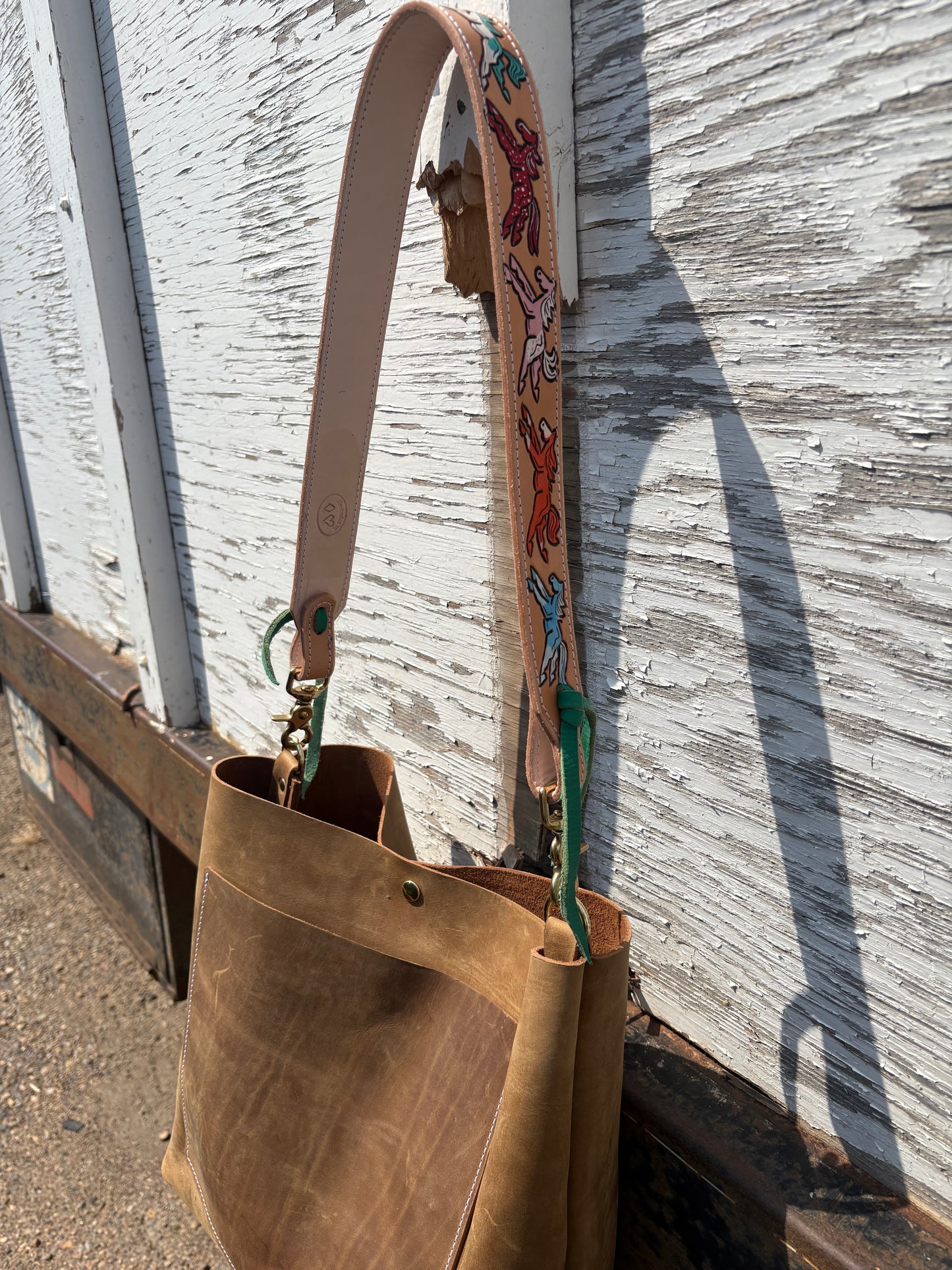 Wild Ponies Tote Bag *Tan
