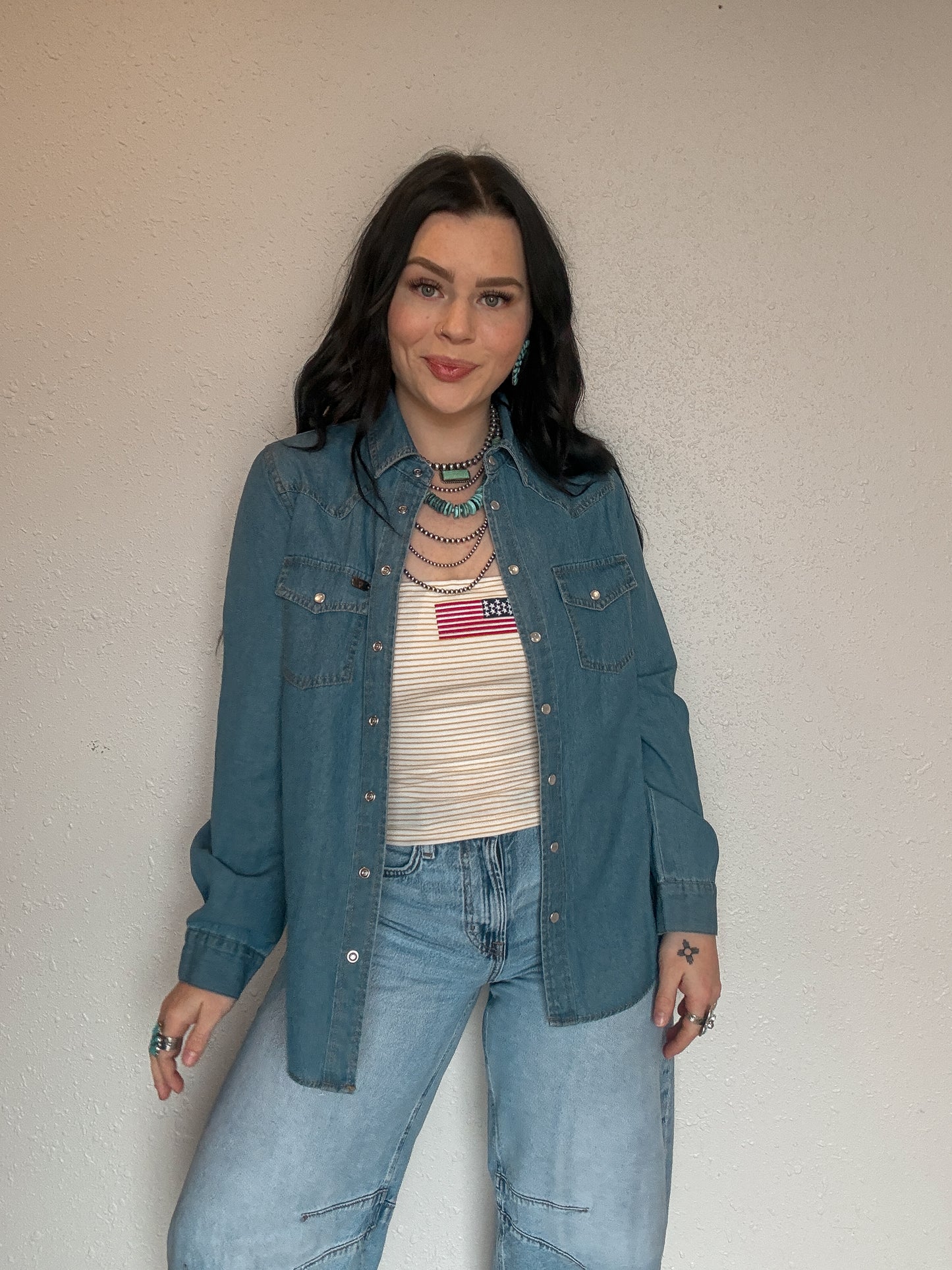 Flag Tube Top *Yellow