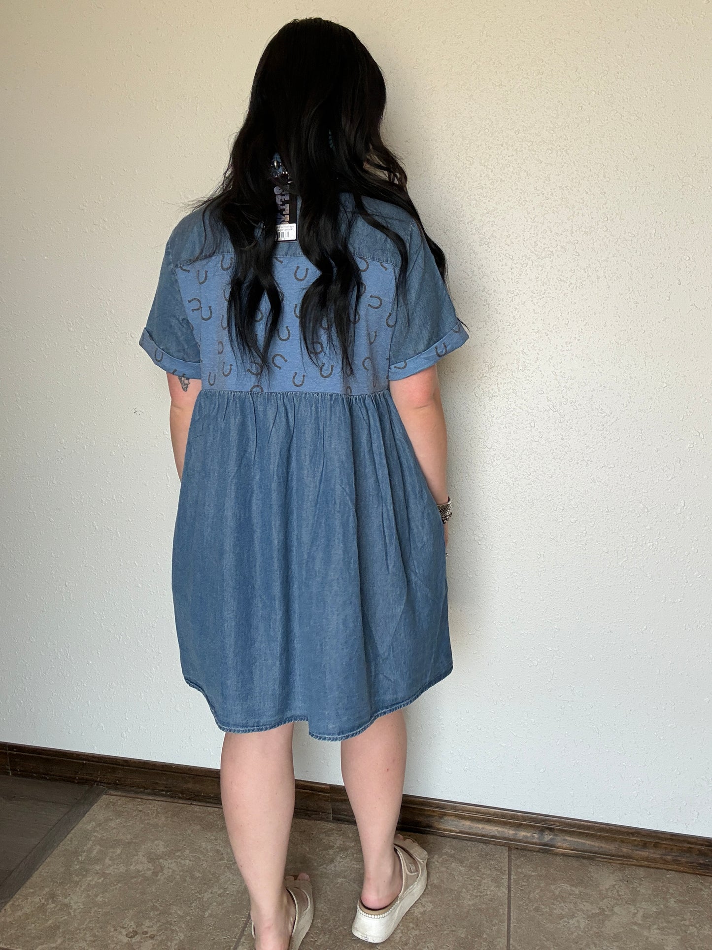 Hot Too Trot Denim Dress