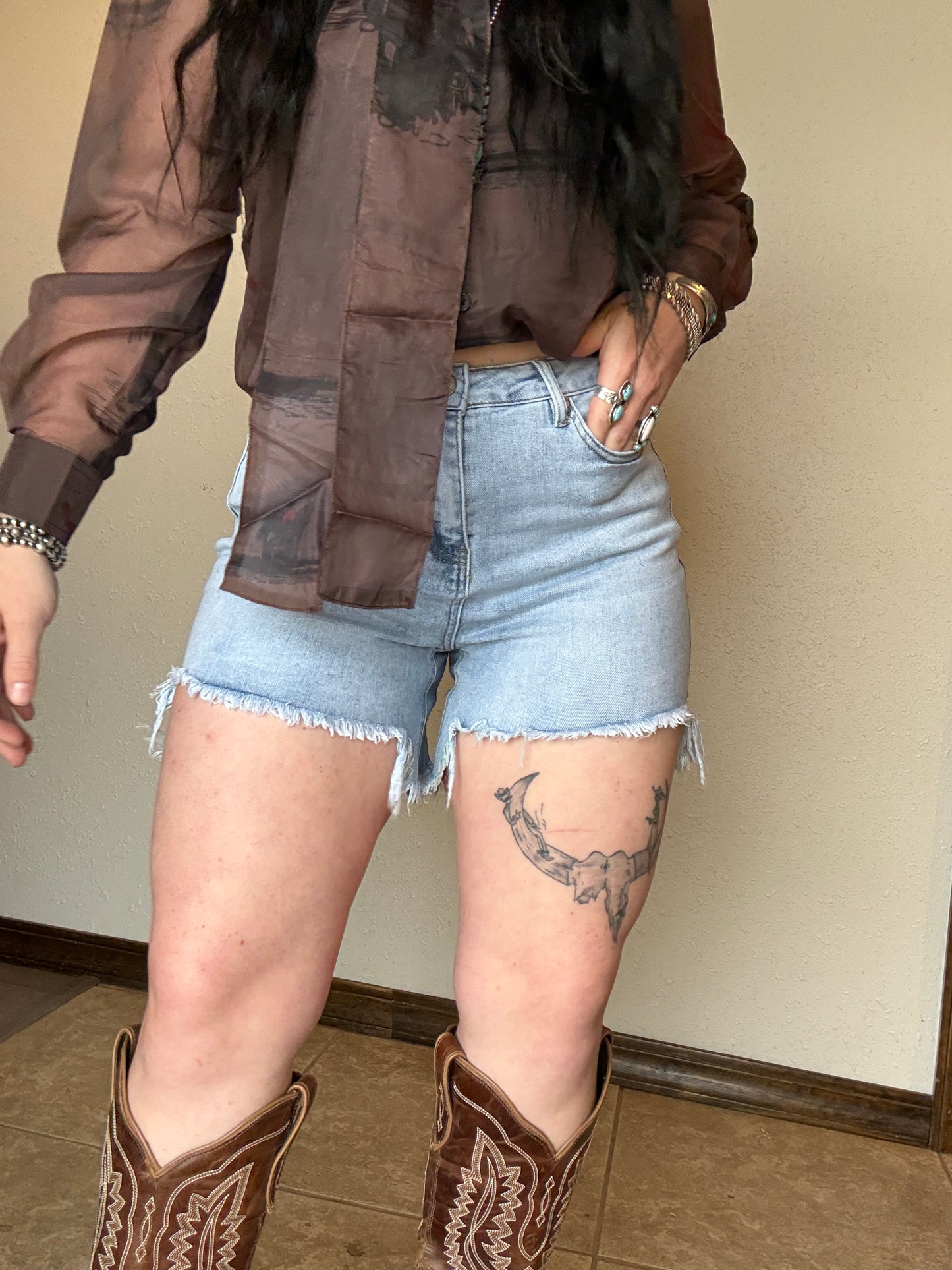 The Callie Denim Shorts
