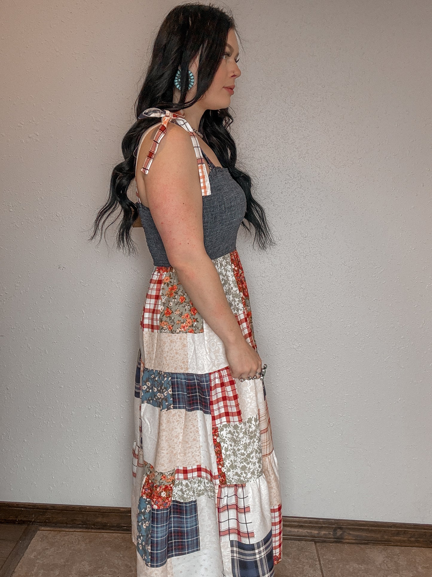 The Custer Patchwork Dress