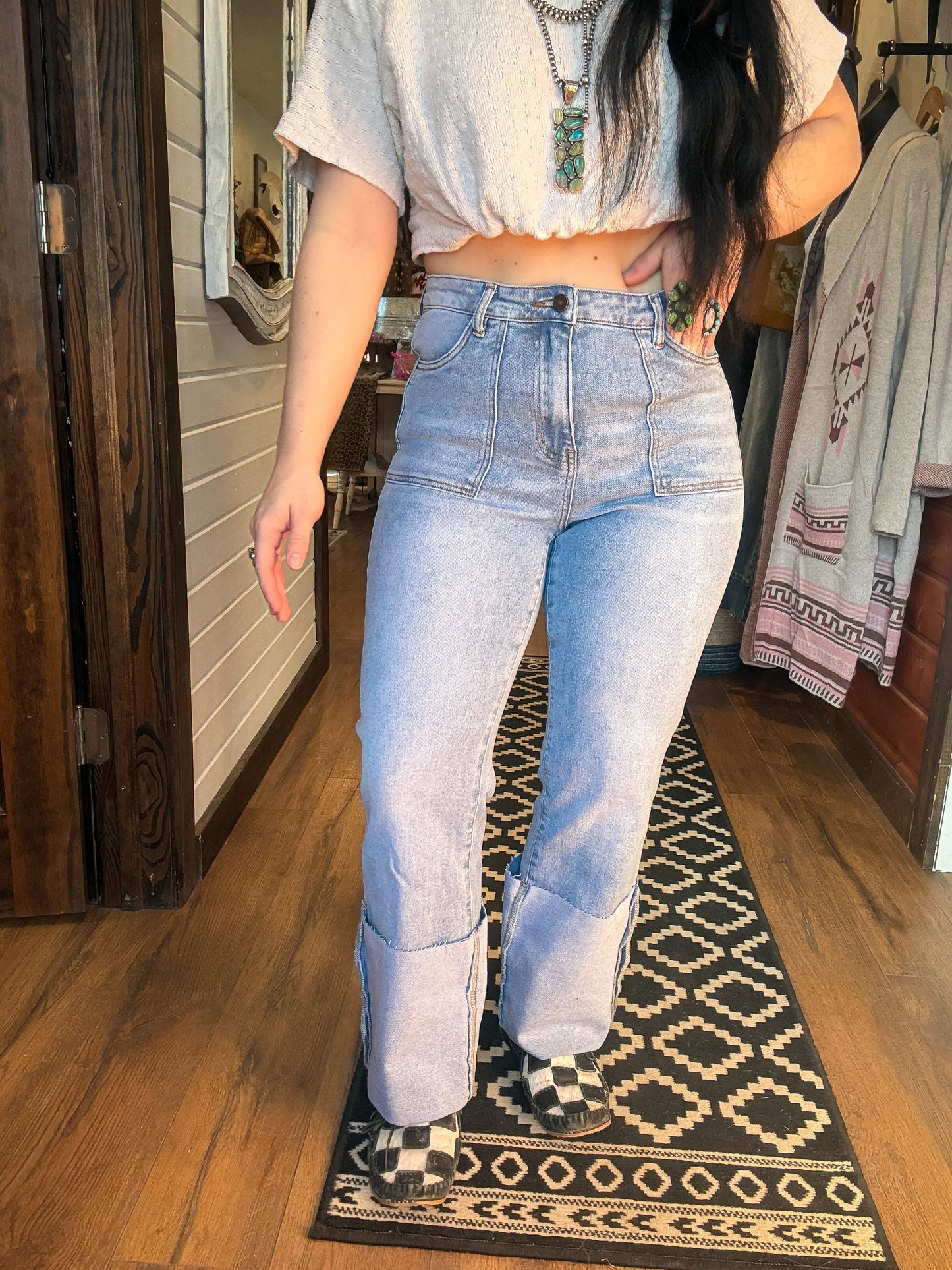 The Betsy Cuffed Denim