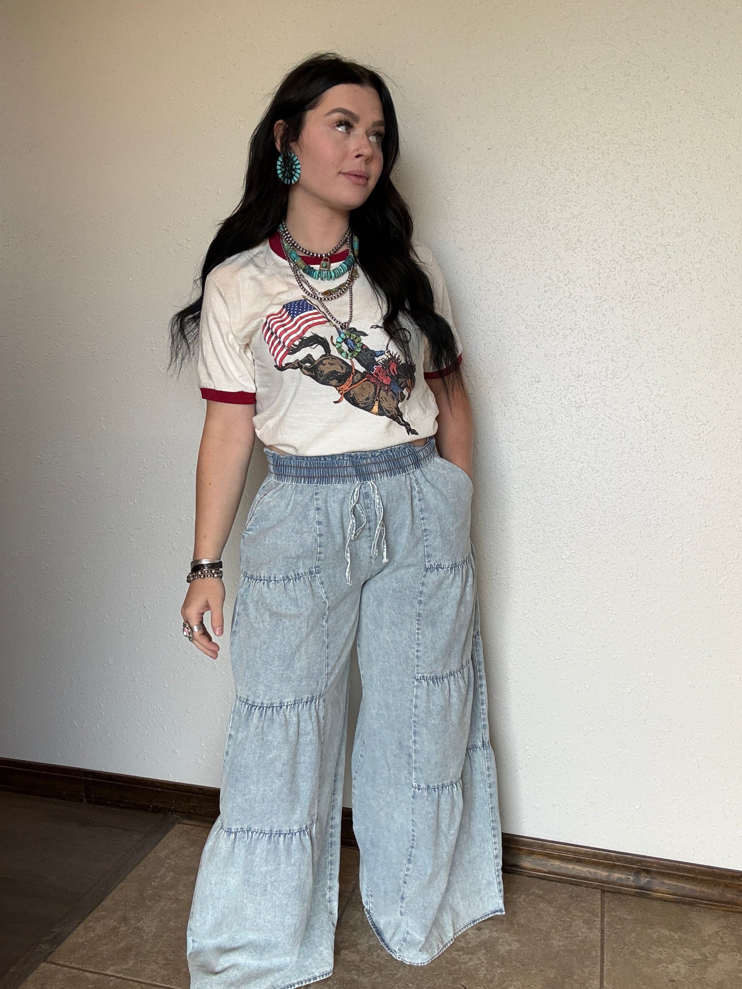 The Bubble Bronco Denim *Light Wash
