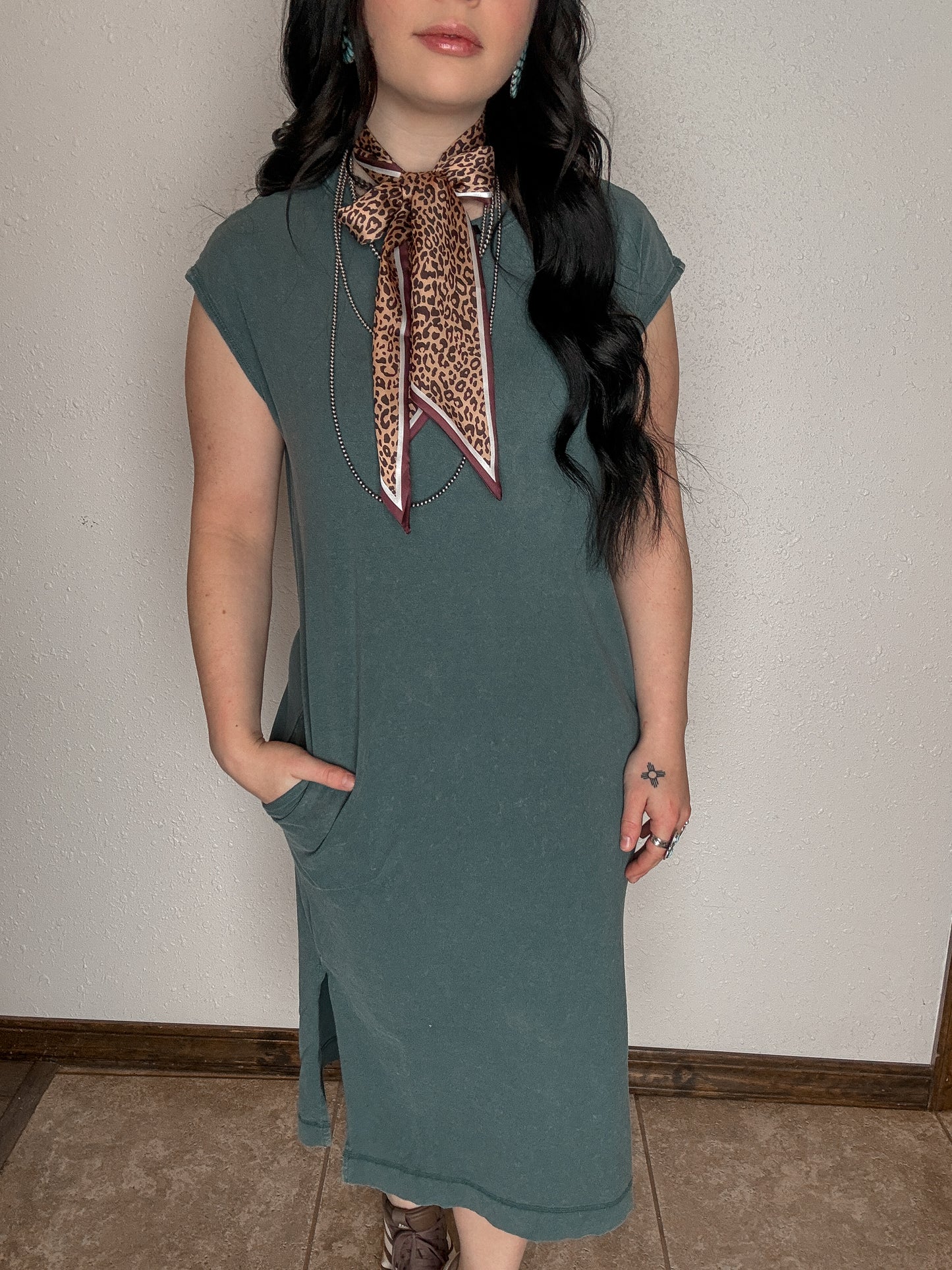 The Teal Casual Dress