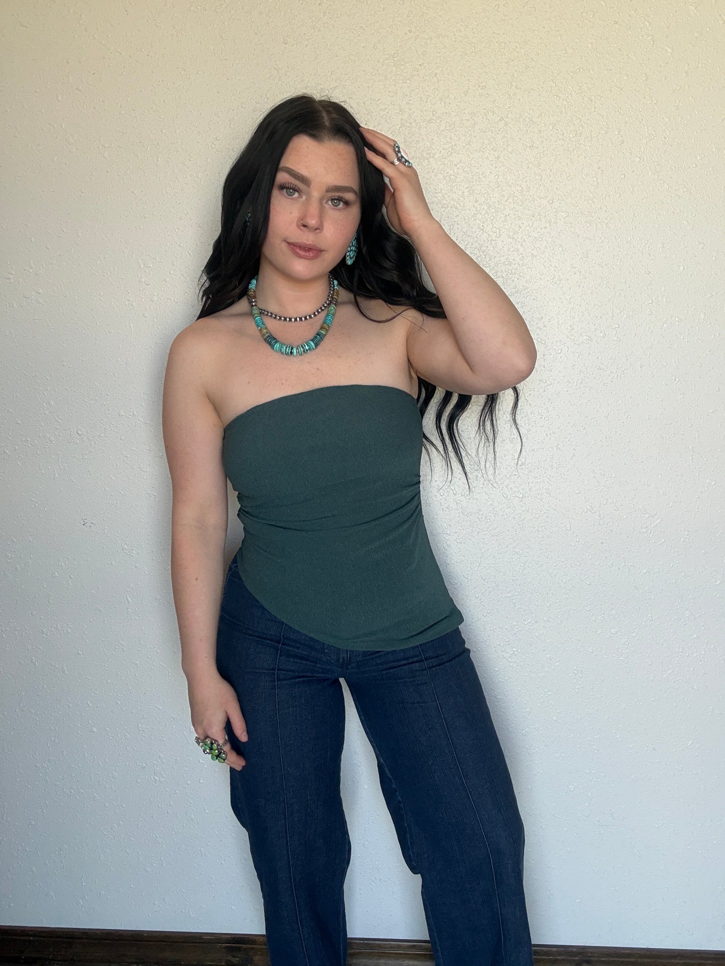 The Tally Tube Top *Turquoise