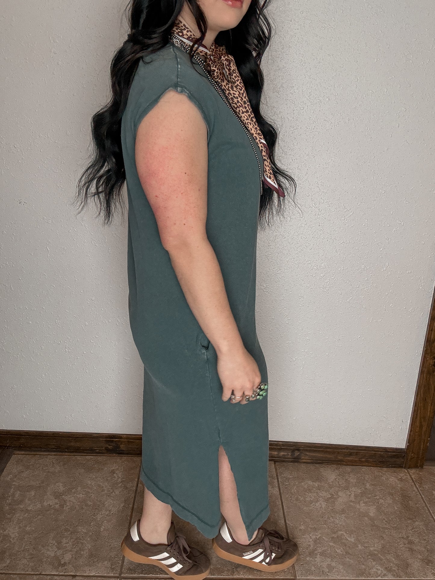 The Teal Casual Dress