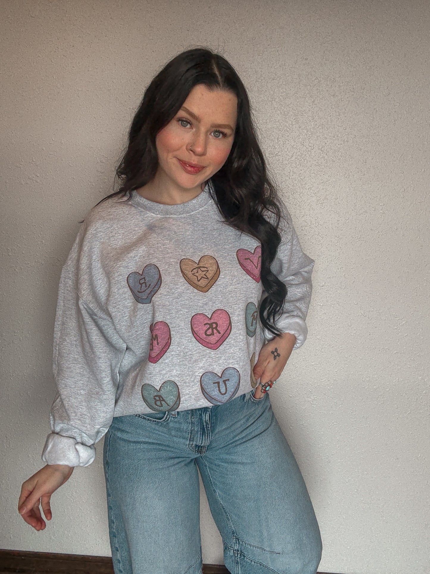 Branded Sweetheart Crewneck