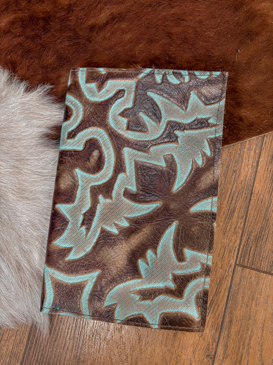 Embossed Leather Book-Cover