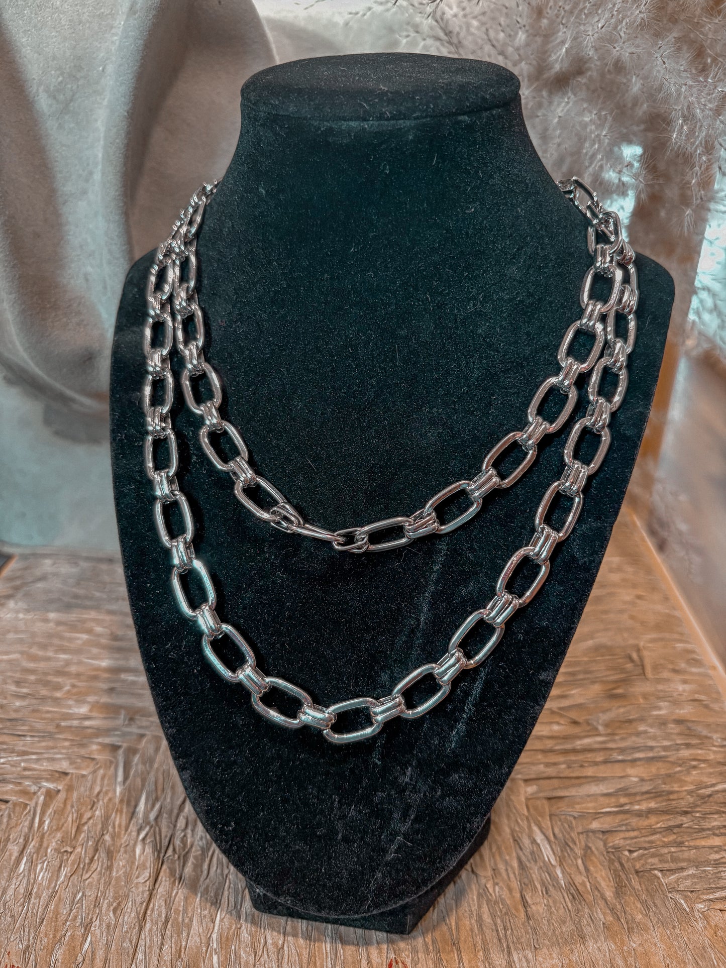 Double Link Chain Necklace