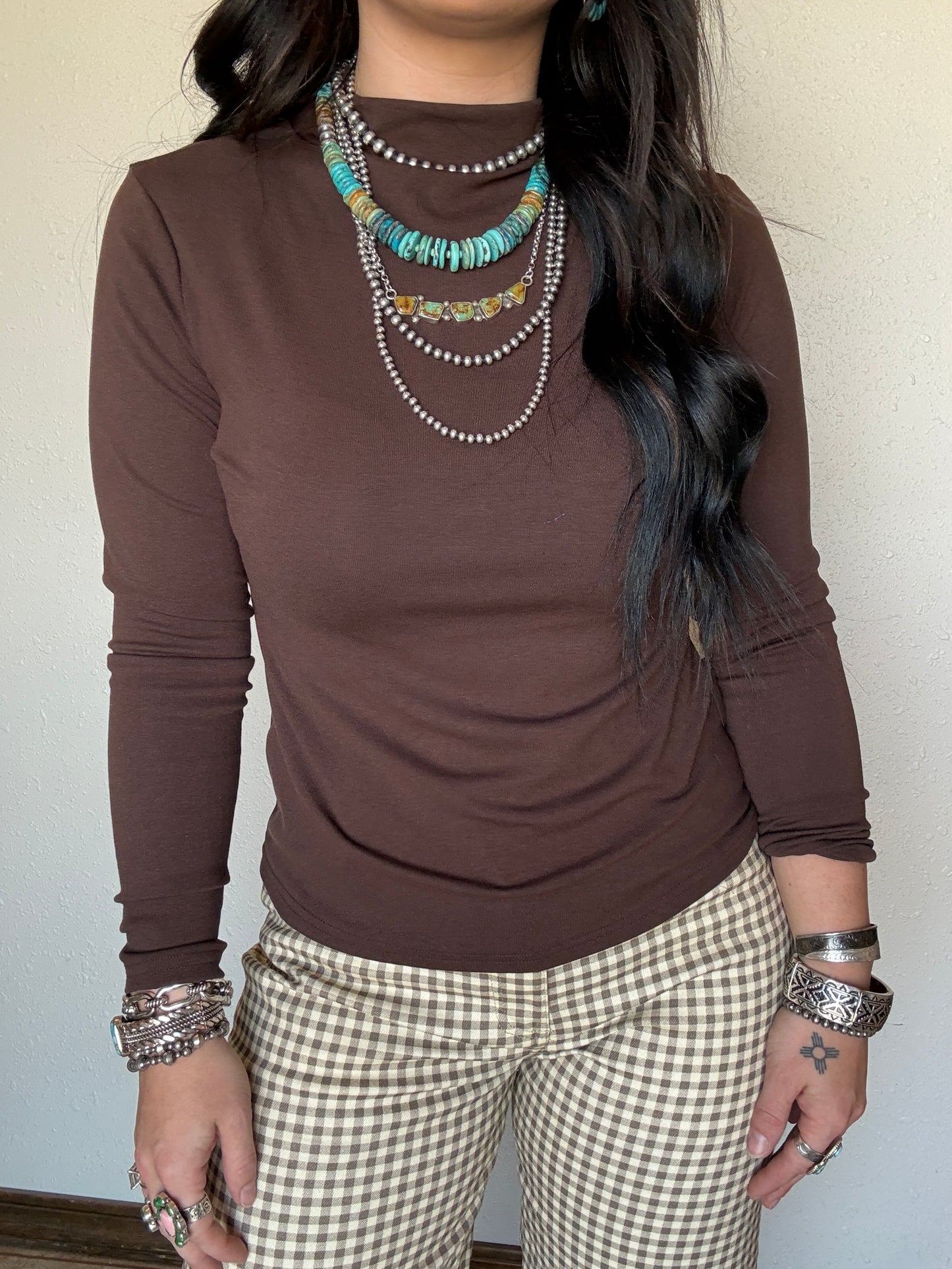 The Bay Pony Long Sleeve Mock Neck