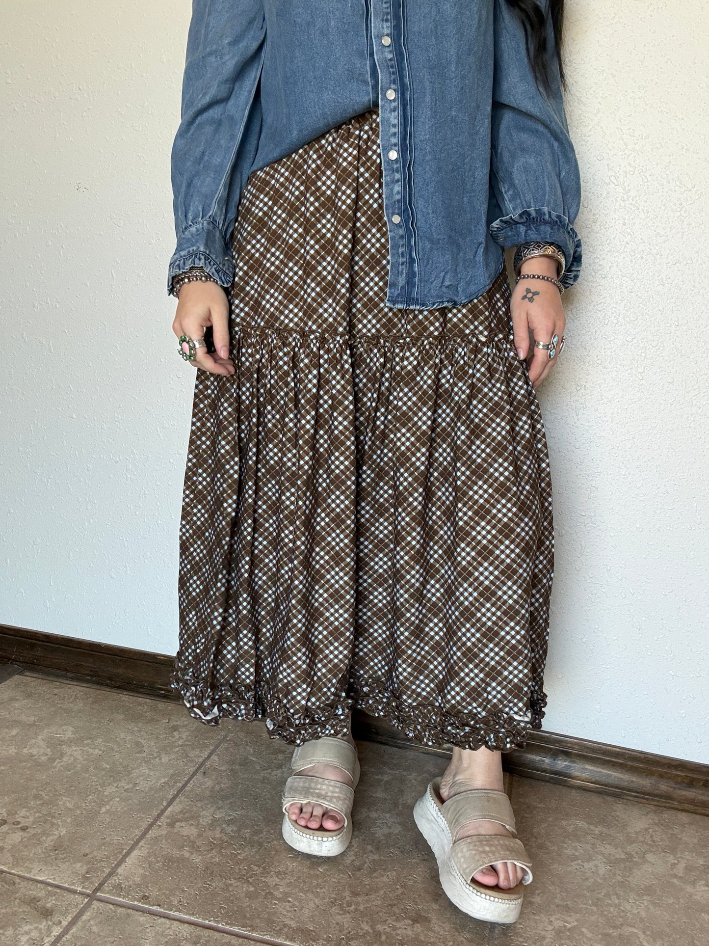 Prairie Picnic Maxi Skirt