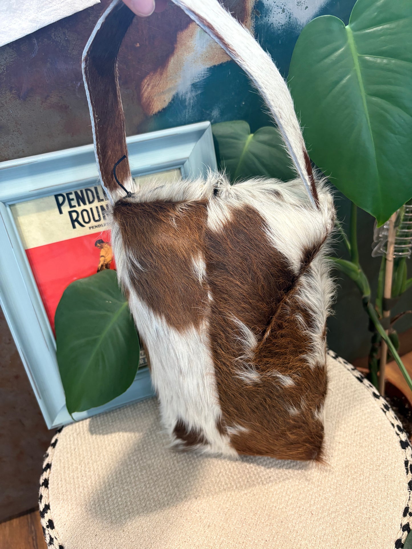 The Cass Cowhide Toiletry Bag