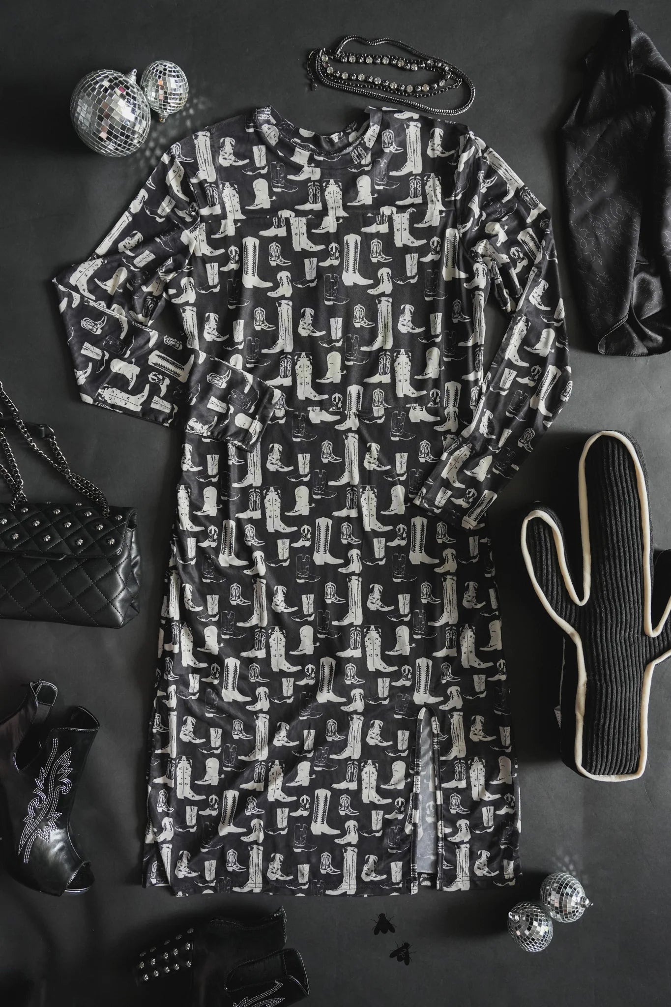 Boot Scootin’ Mesh Dress