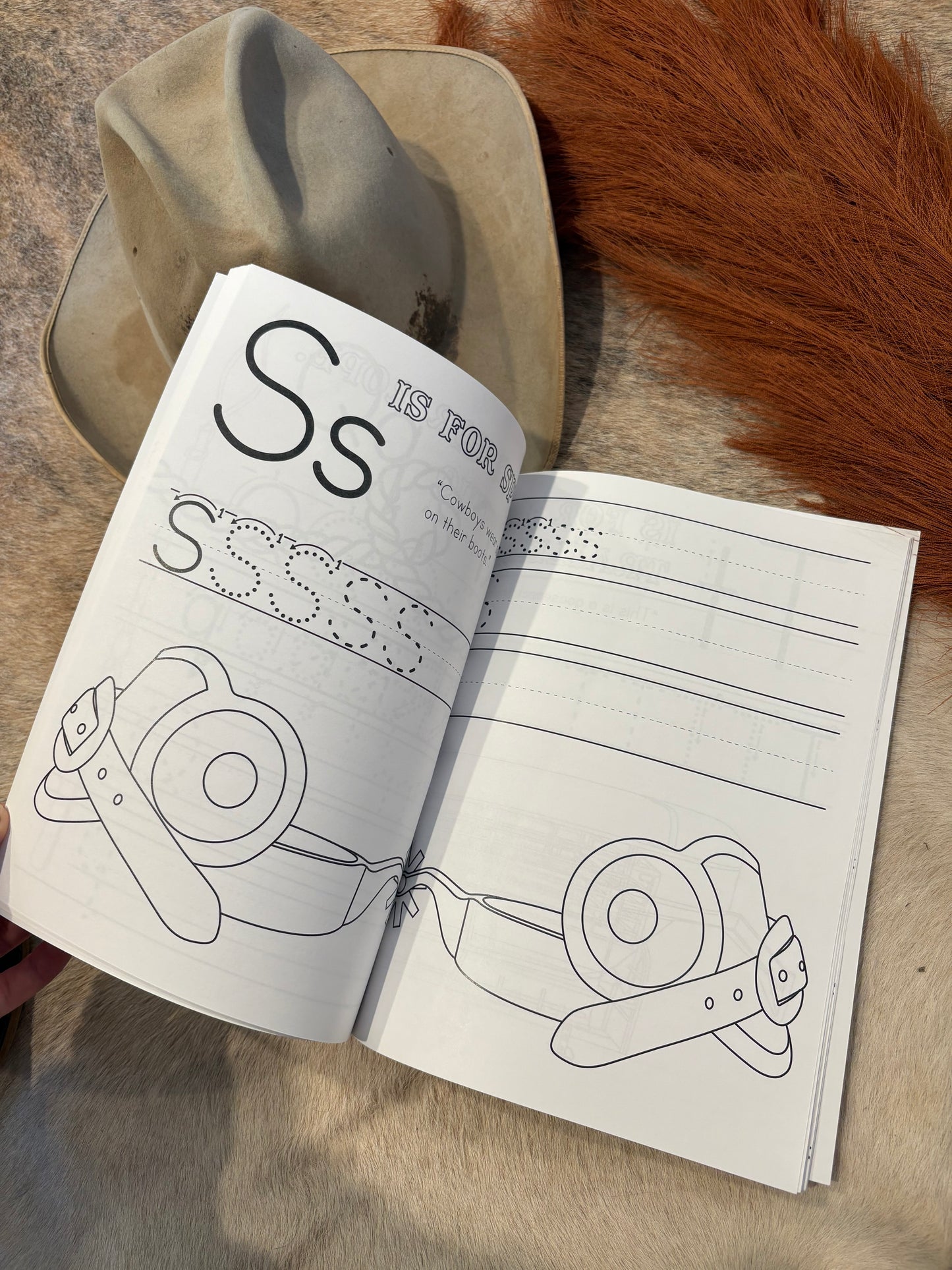 Bored On The Range Ranching: Pre-K & Kindergarten ABC Workbook