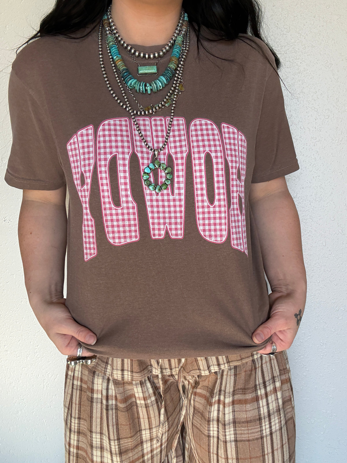 Gingham Howdy Tee