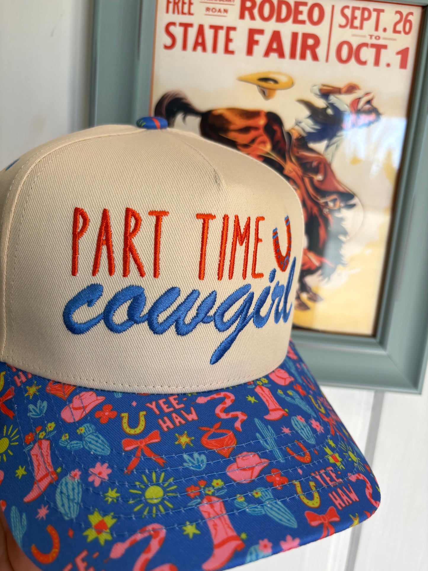 Part Time Cowgirl Embroidered Hat
