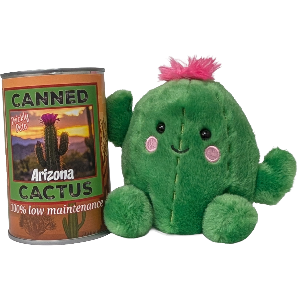 Arizona Edition - Prickly Pete the Canned Cactus Stuffie