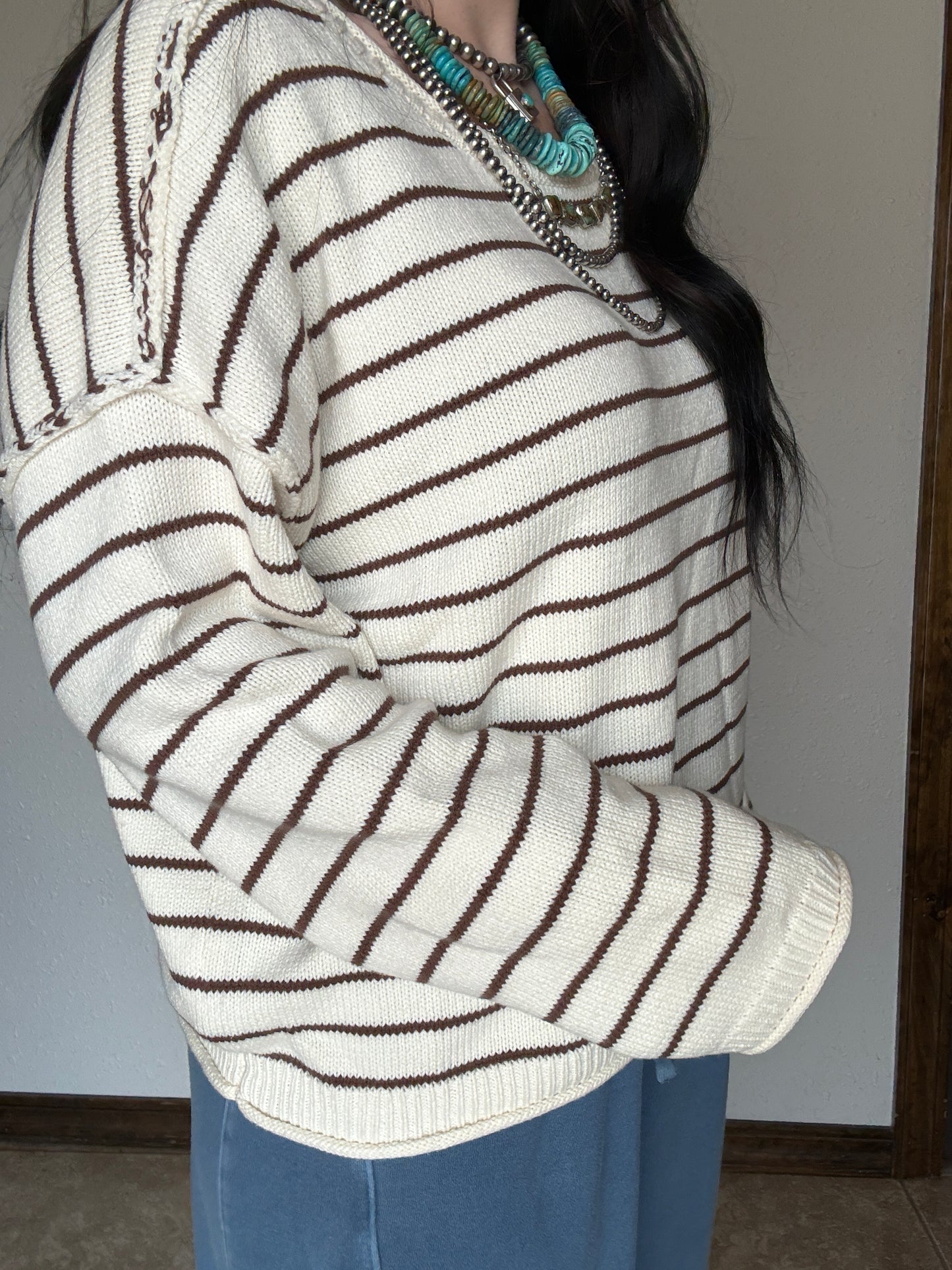 The Carmel Stripe Sweater