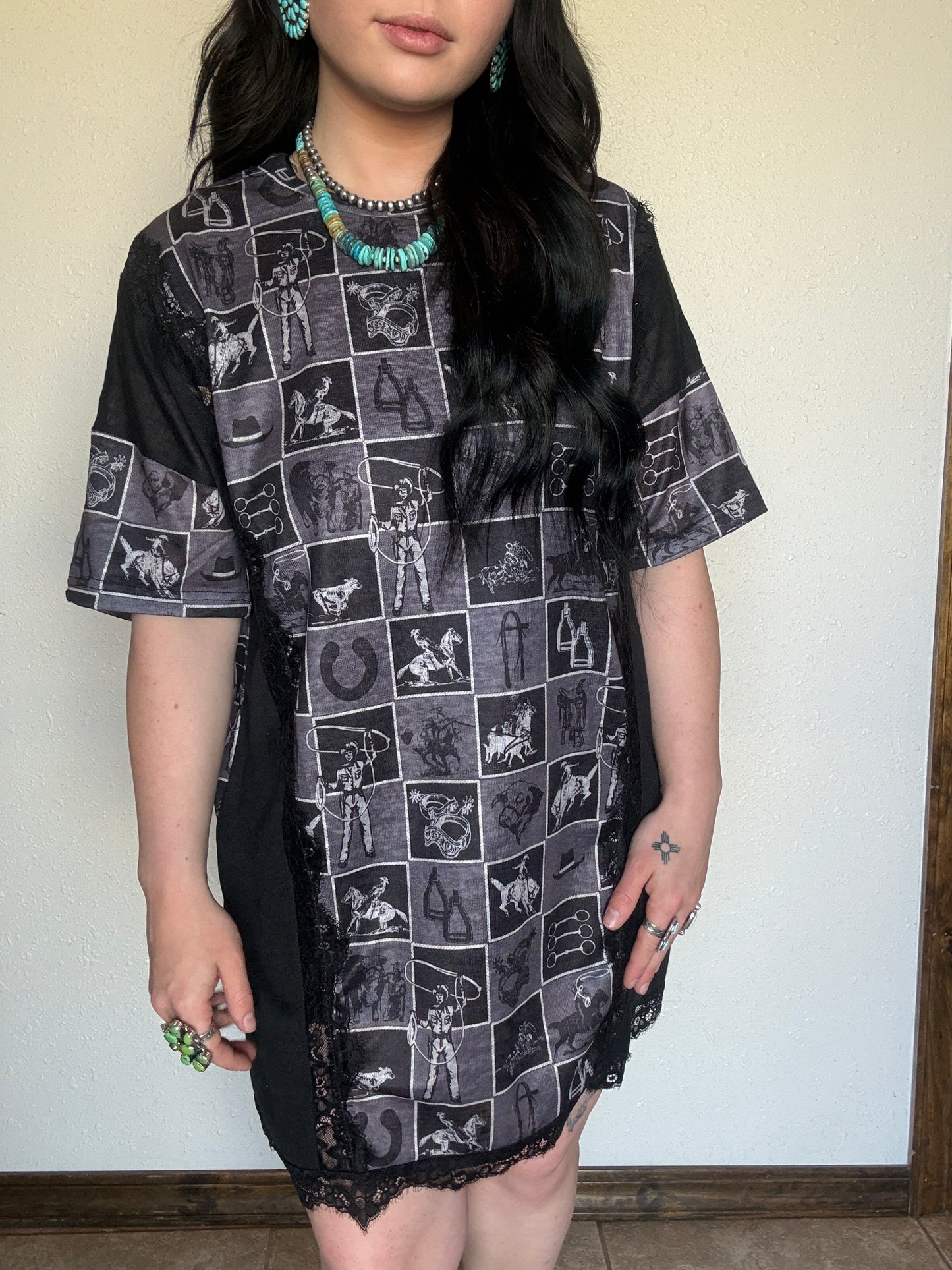 Catch Ya Laceter Tee Dress