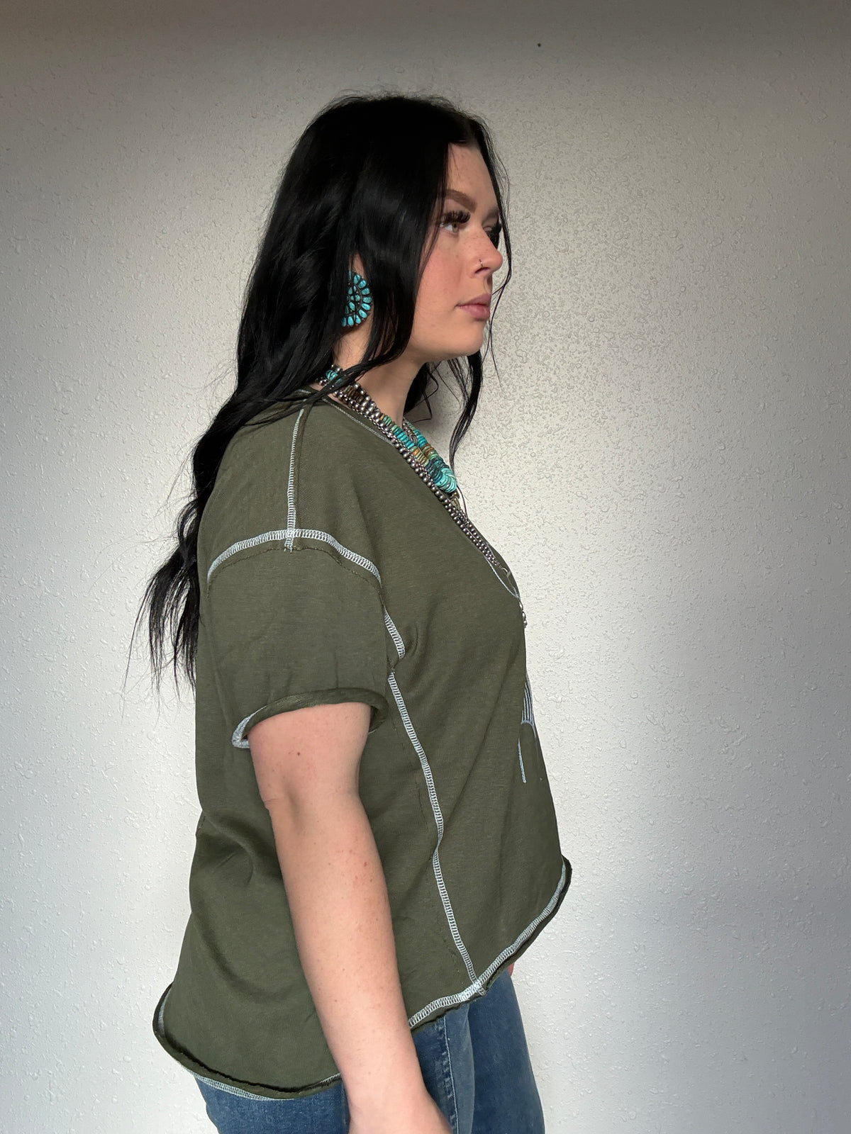 Stare-down Stitch Tee