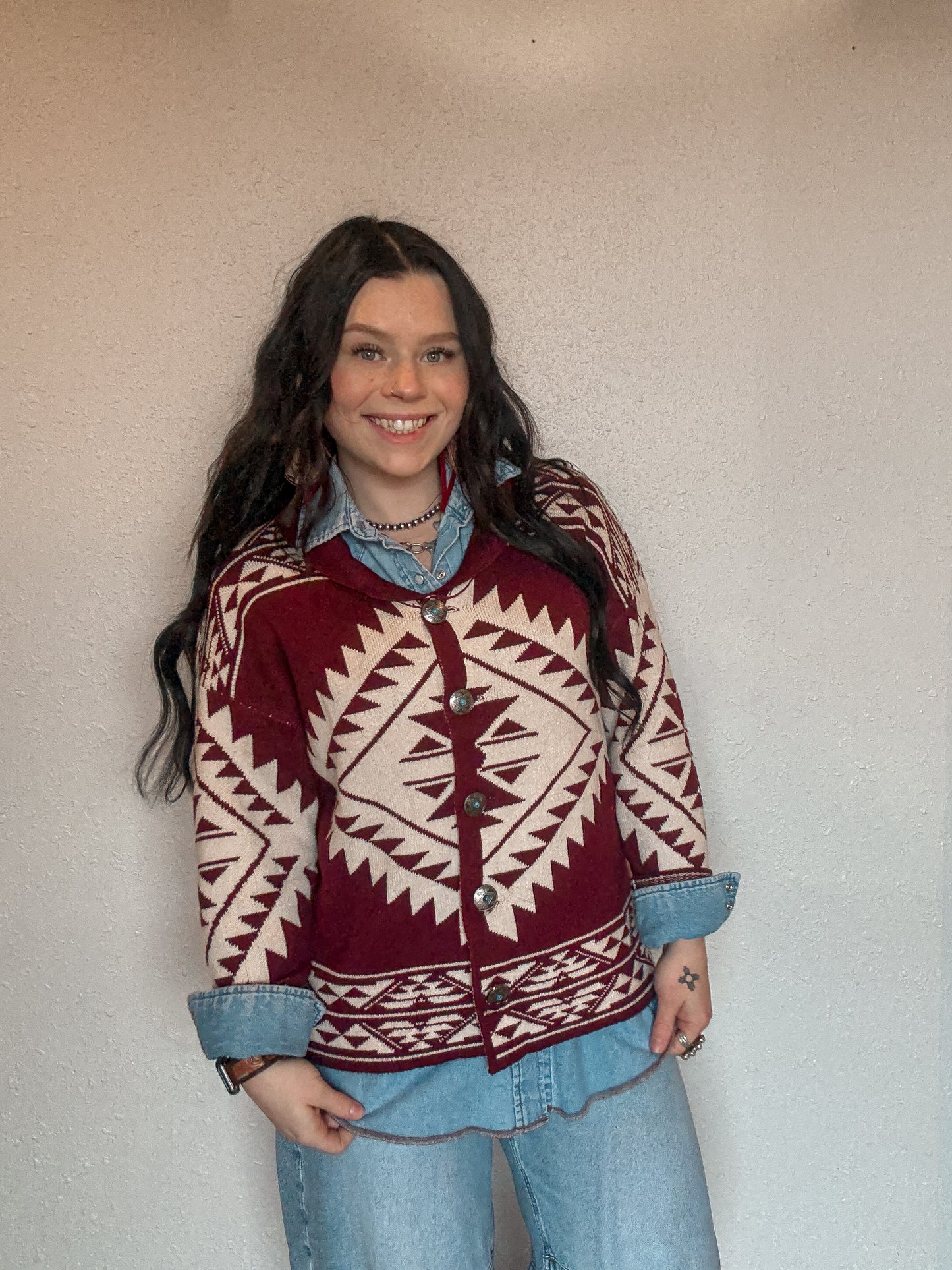 Valentine Cowboy Cardigan