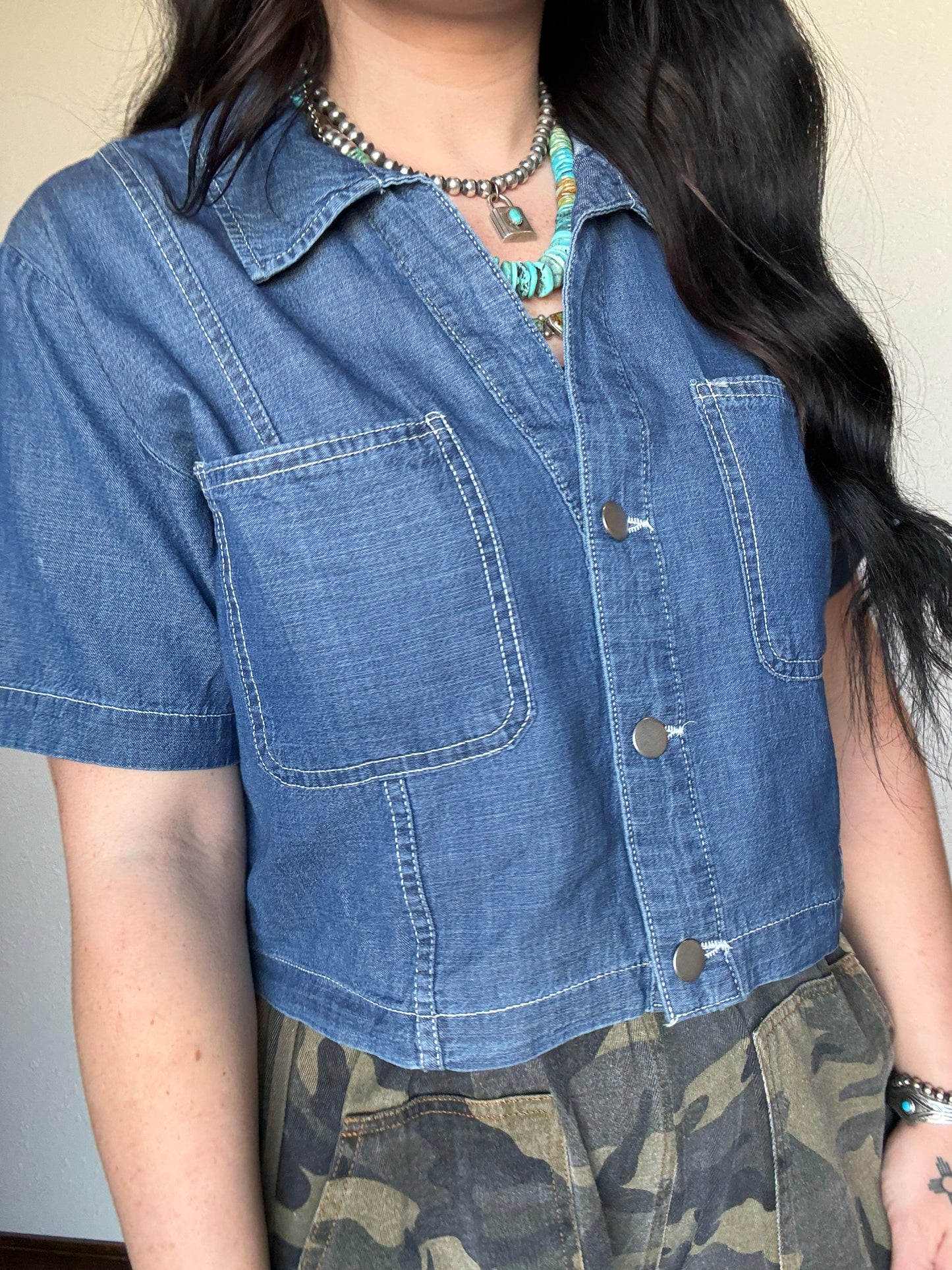 The Indigo Cropped Denim