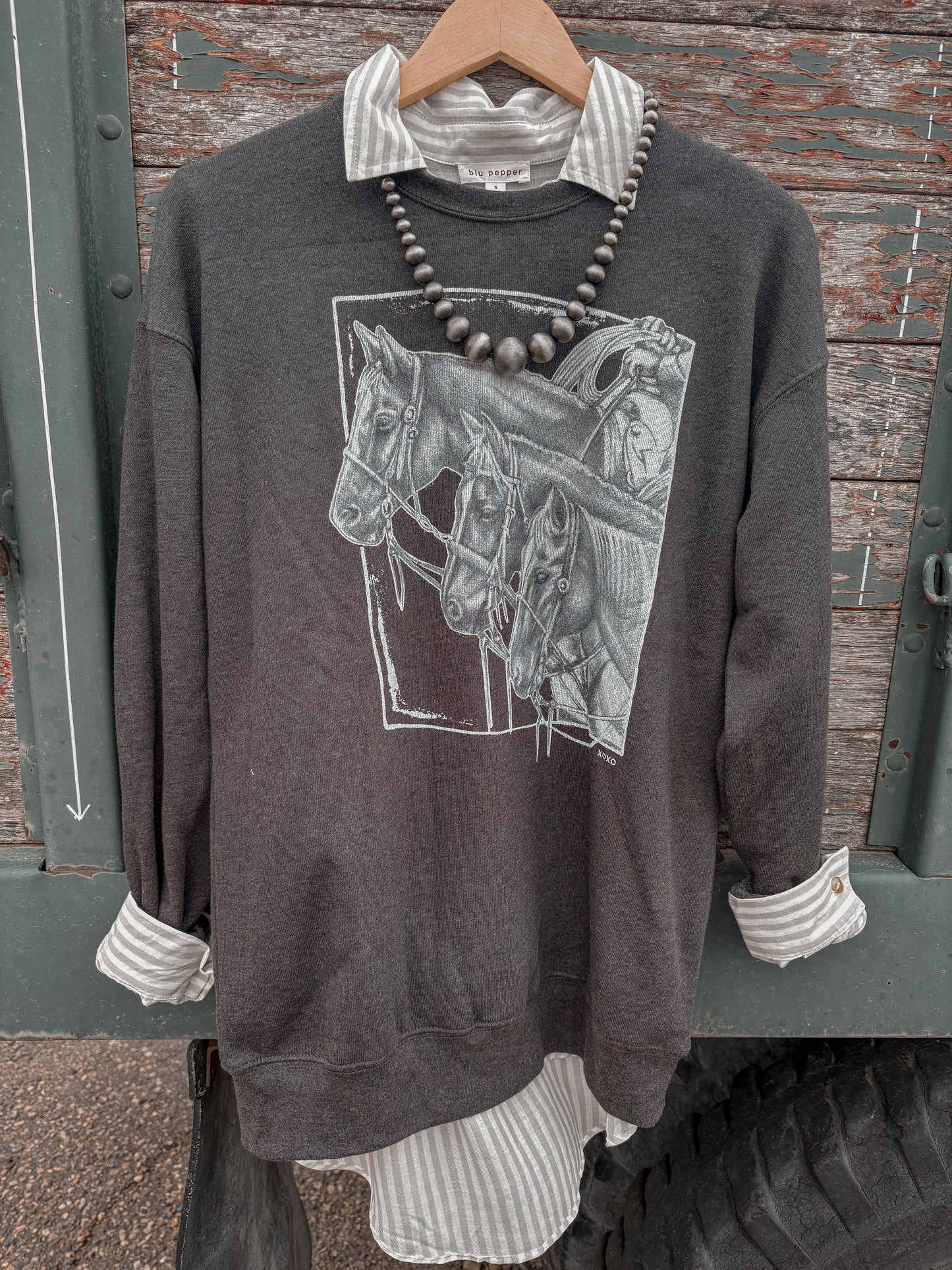 The Trio XOXO Art Co Crewneck
