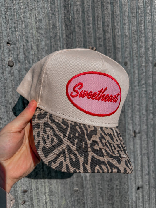 Sweetheart Cheetah Trucker Hat