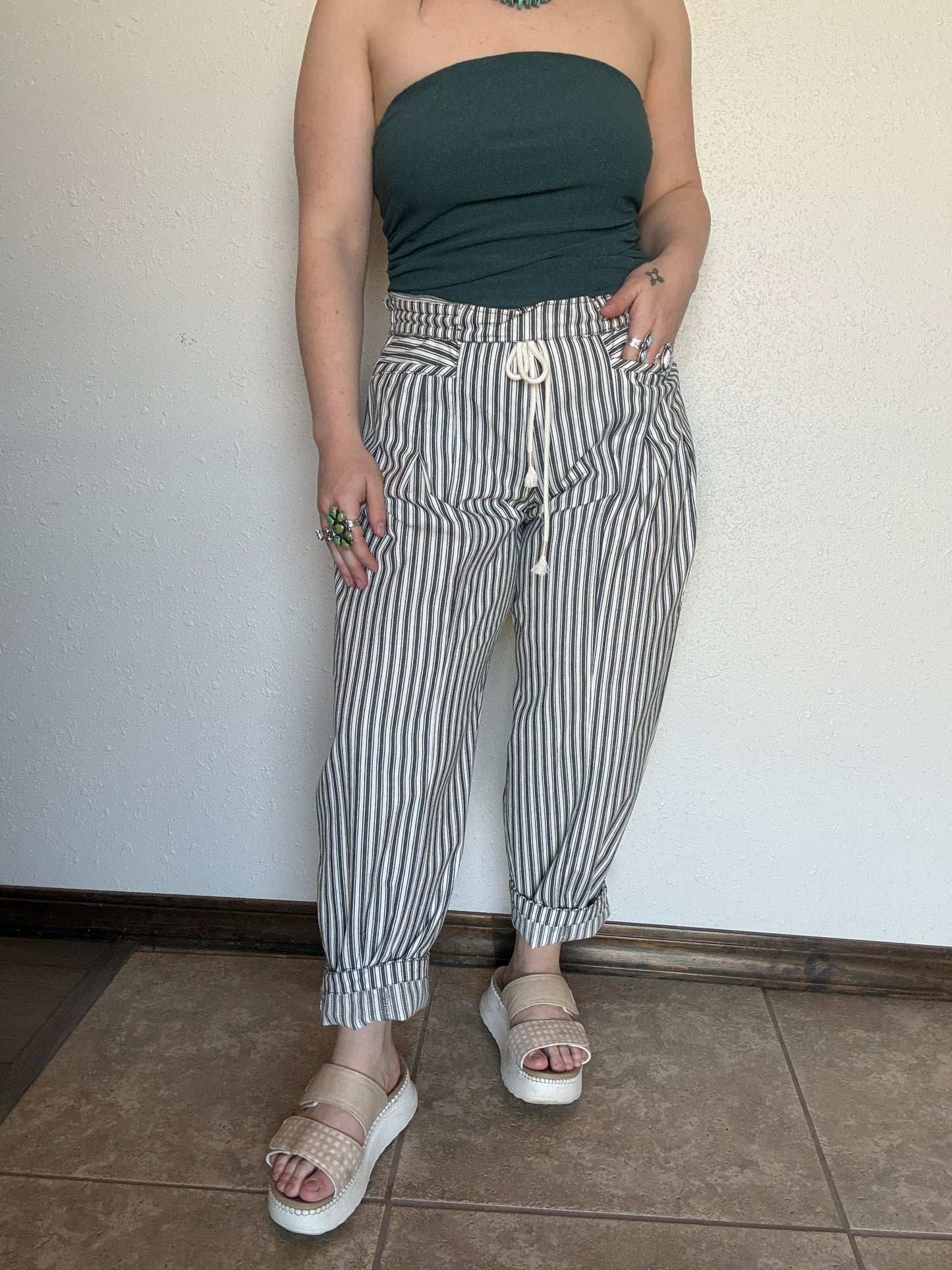 The Cayko Stripe Denim *Green
